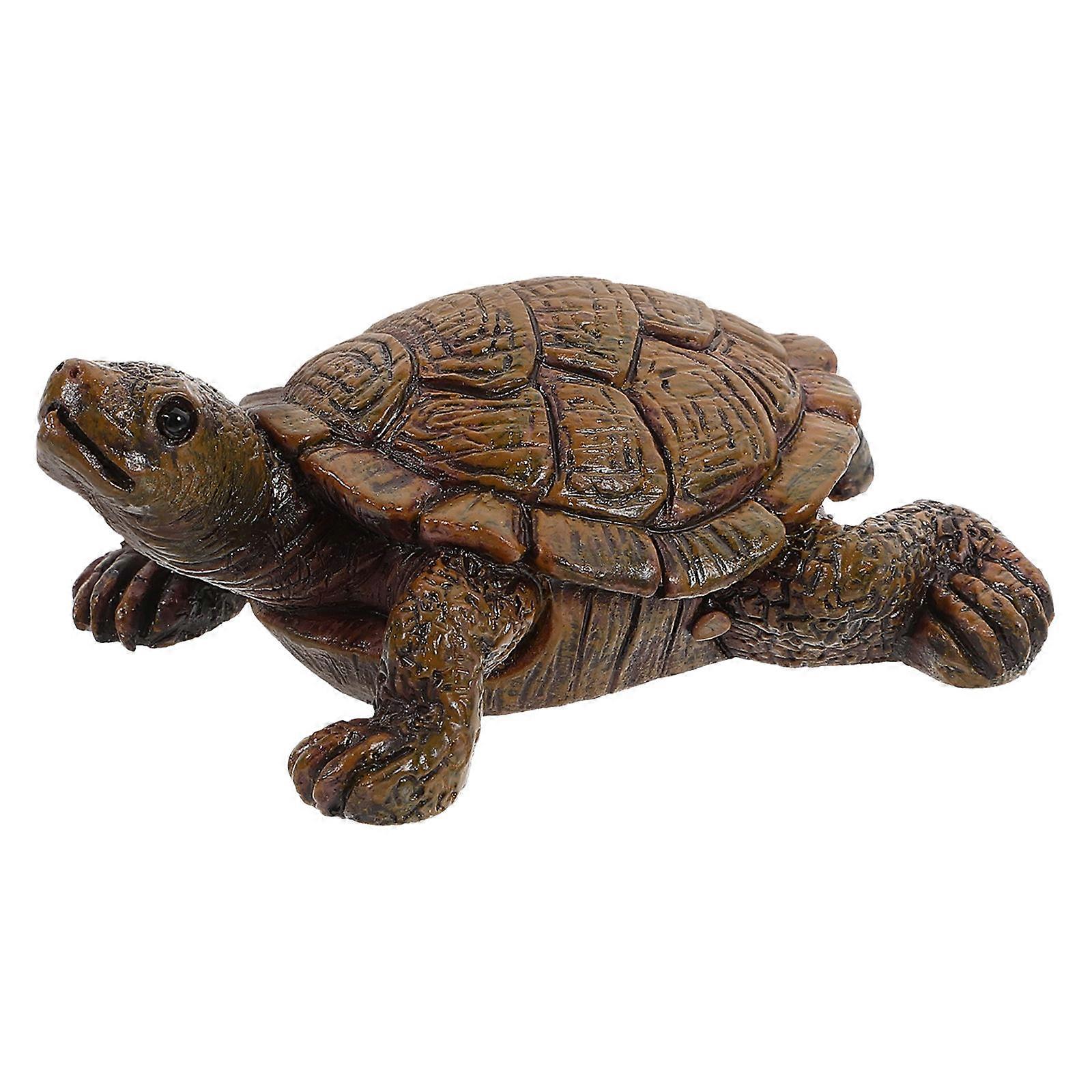Miniature Turtles Turtle Craft Pool Area Multi 7.00X5.50X2.50CM Landscape Design 1Set