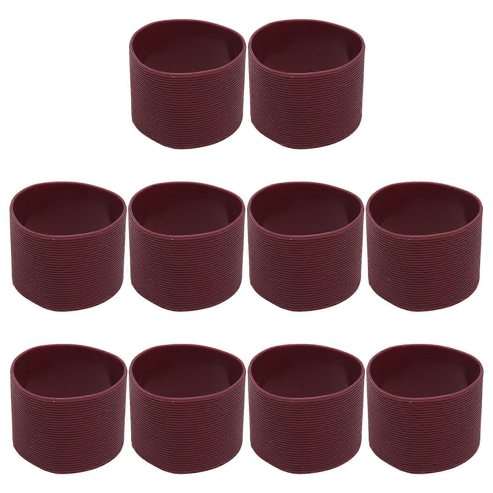 Coffee Silicone Protective Cover for Cup Protection Heat Resistant with Non Slip Grip Suitable for Most Cups
