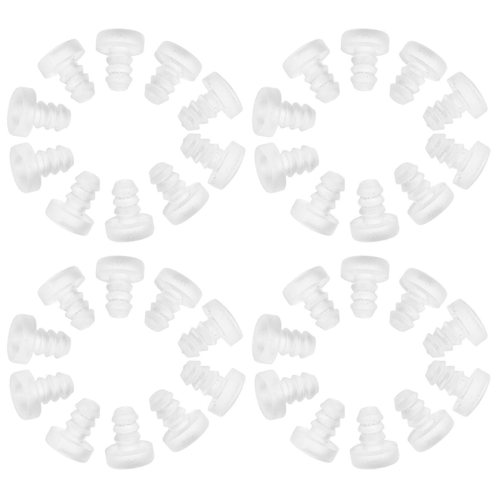 50pcs Slip Rubber Bumpers for Furniture Hole Collision Pads for Tables, Chairs, Cabinets, Beds – Durable, Wear Resistant Grippers for Protection