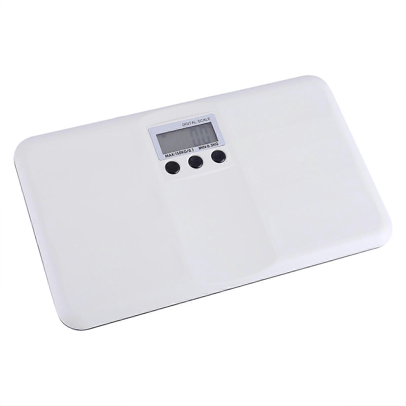 LCD Digital Electronic Scale with On/Tare Function, Low Battery Alarm/Lock, Mini Body Weighing Scale for Baby and Pet