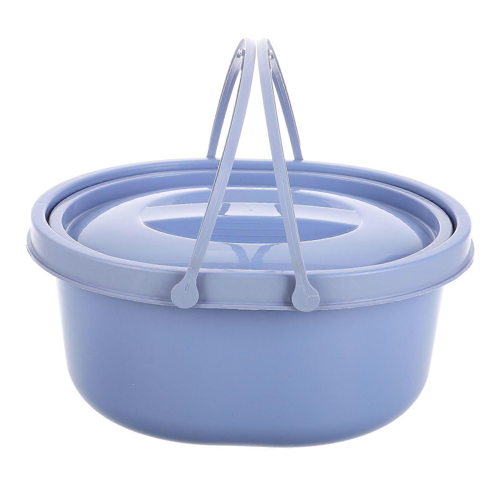 Portable Travel Toilet Bucket with Lid – Compact Camping Potty Chair for Adults, Odor Preventing Design for Outdoor and Household Use