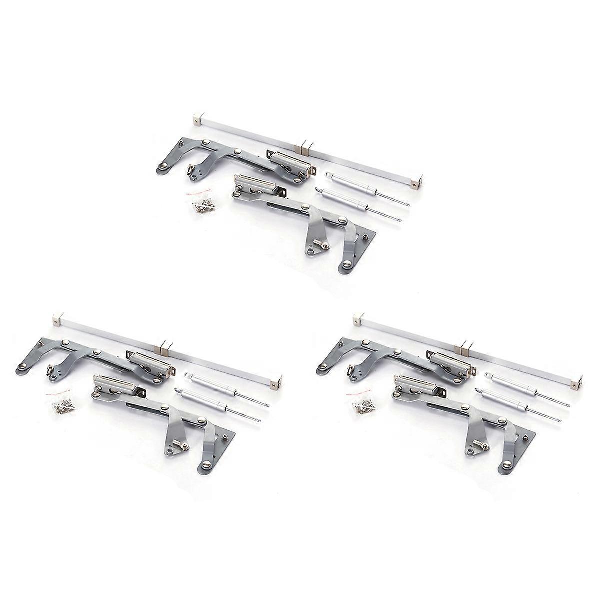 3X Air Operated Hinge on the Vertical Lift,Translational Pneumatic Turning Bracket, Hardware,Fitting
