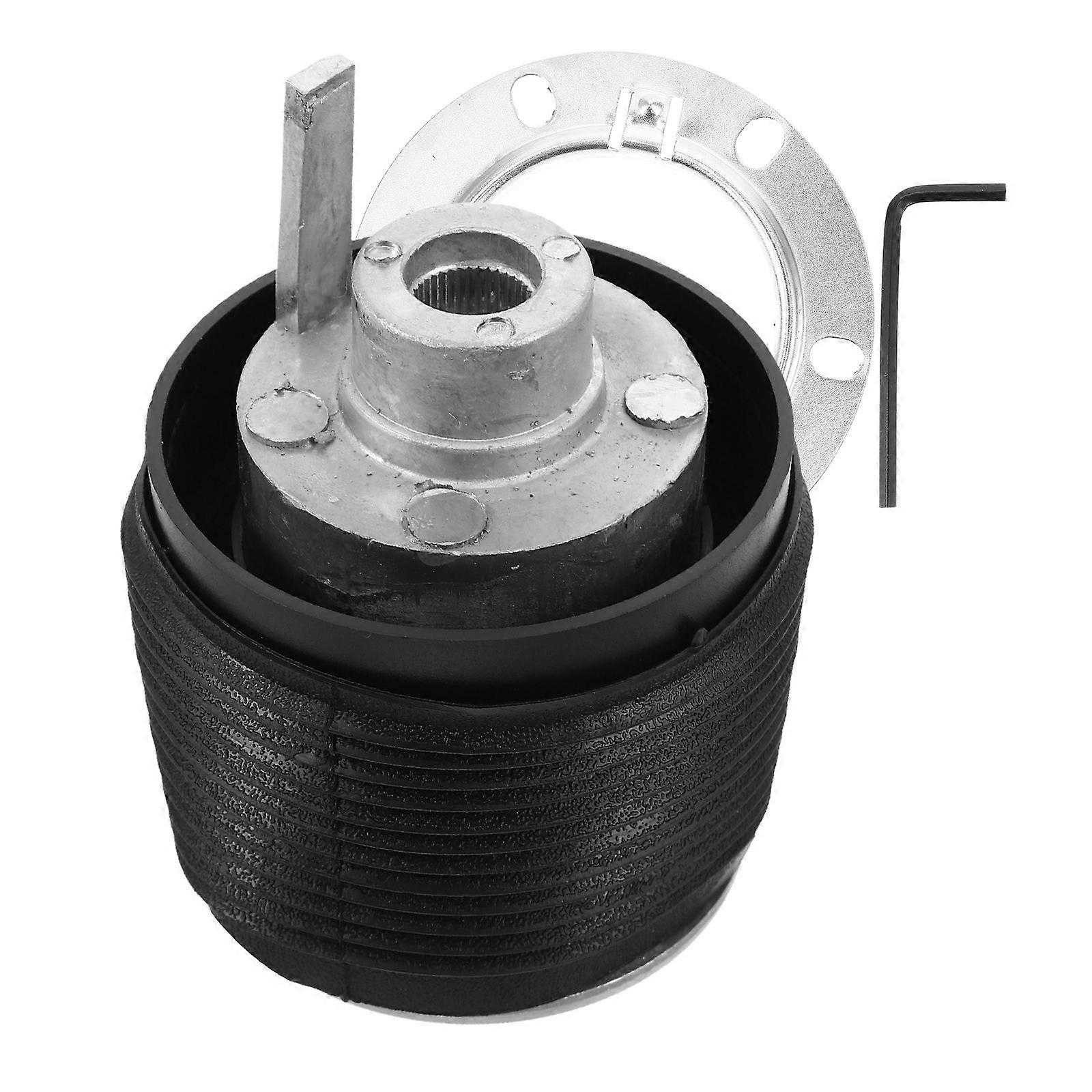 Steering Wheel Quick Release Hub Adapter Kit Compatible For Peugeot Enhanced Stability Black 1Set