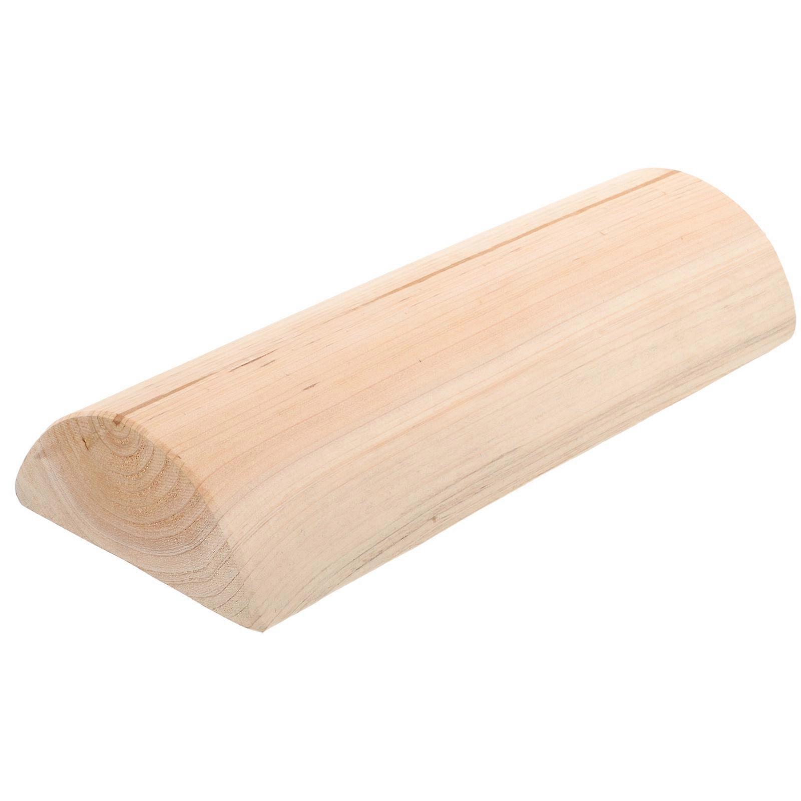 Pillow Sauna Pillow Neck Pillow Wooden Cervical Pillow Massage Pillow Home Use 11.8X4.3X1.8in Traction Effect 1Pcs