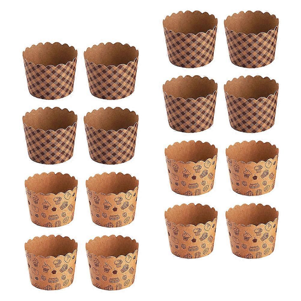 Muffin Cups for Baking Paper Muffin Baking Cups Cupcake Cups Brown Party Hosts 100Pcs