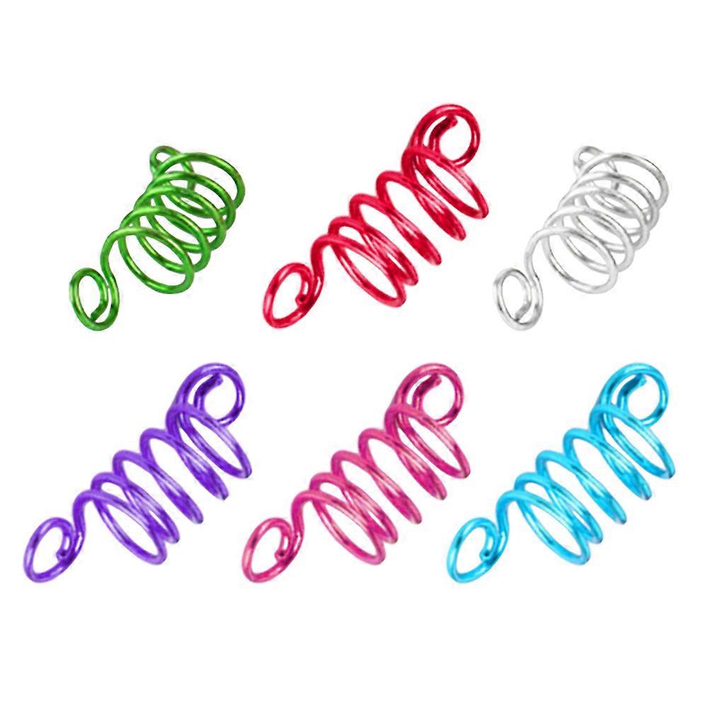 50pcs Adjustable Micro Rings Dreadlock Beads for Hair Extensions Mixed Color Braids Accessories Comfortable Safe Jewelry