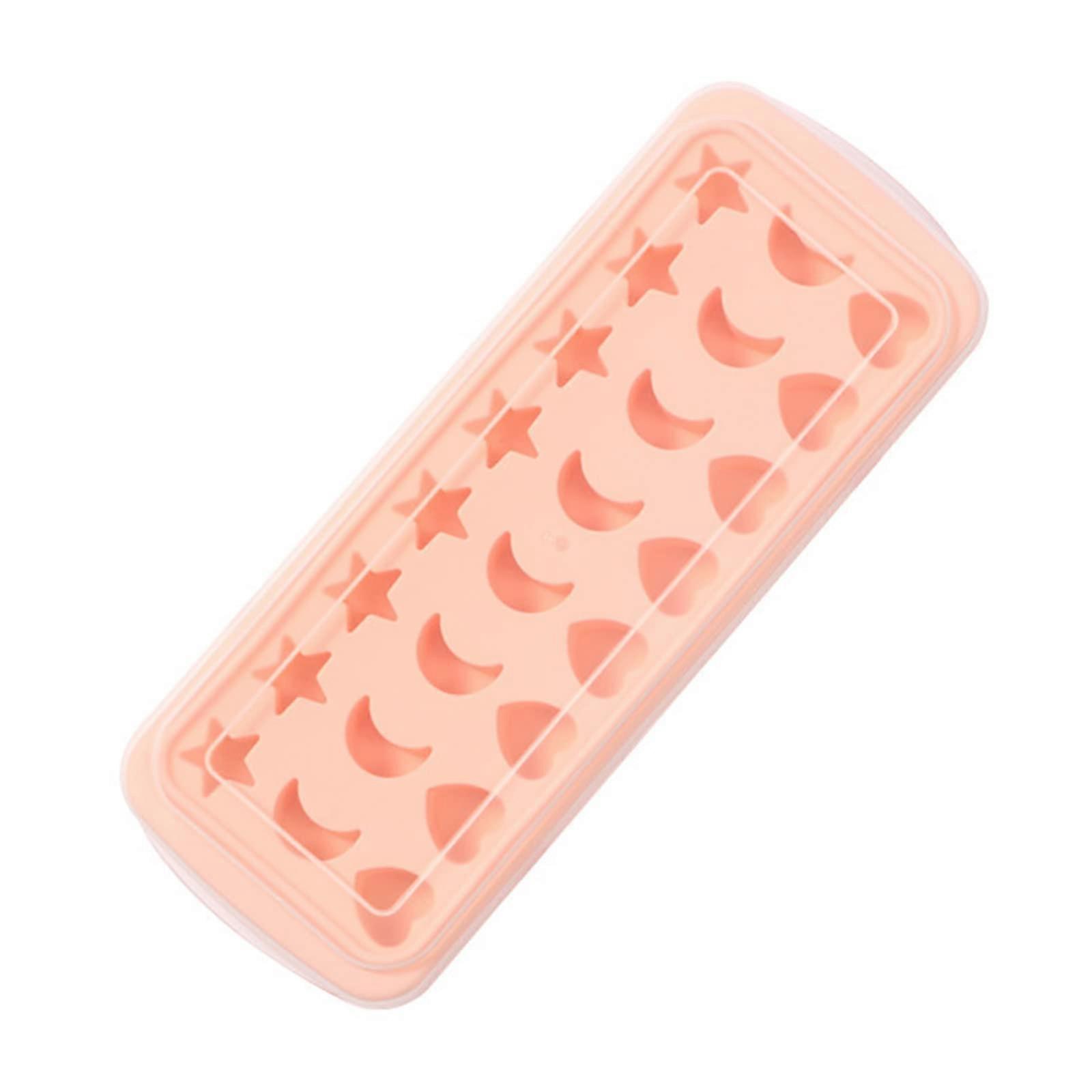 24hole ice cube molds silicone ice cube trays 2 colors to choose from