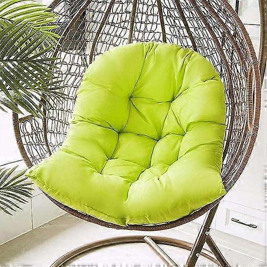 Indoor Outdoor Hanging Swing Cushion Cover Overfilled Removable Seat Cushion Cover