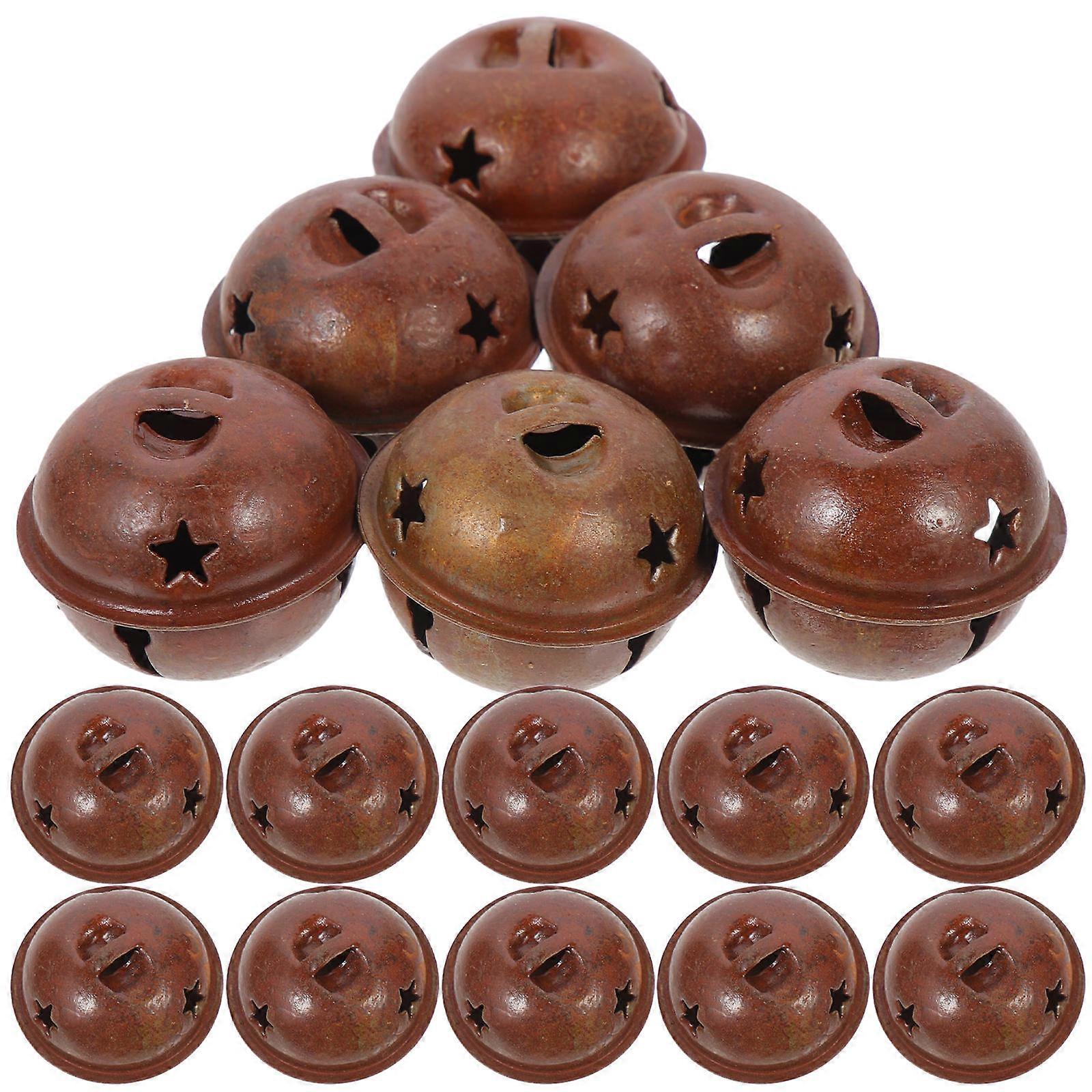 Star Shaped Rustic DIY Bells Vintage Charm Accessories Lightweight Crafting Supplies for Christmas Wedding and Festive Decorations