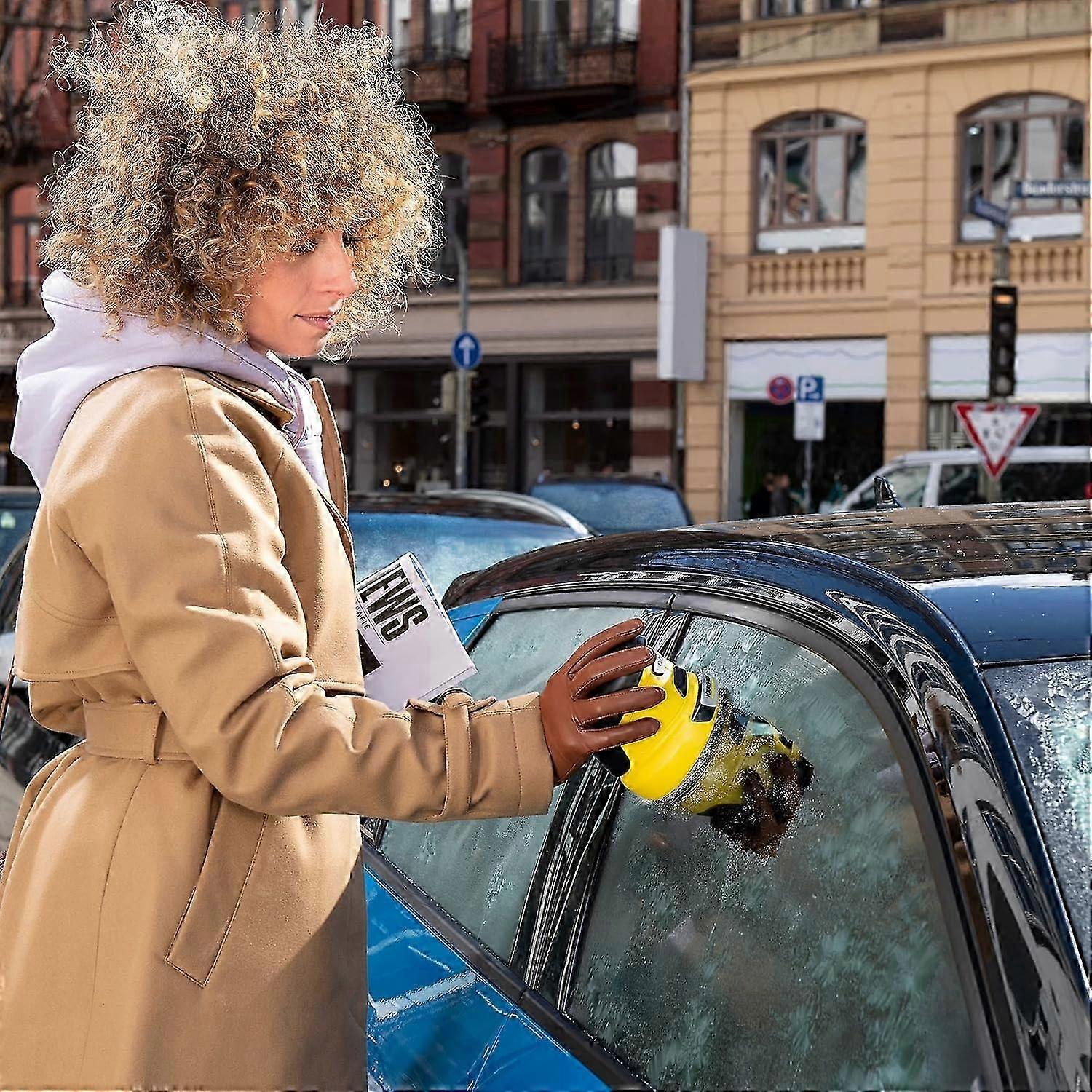 Battery Powered Electric Ice Scraper for Vehicle Windows, 15-Minute Operating Time, Weighing 540g, Includes Protective Cover and Charger