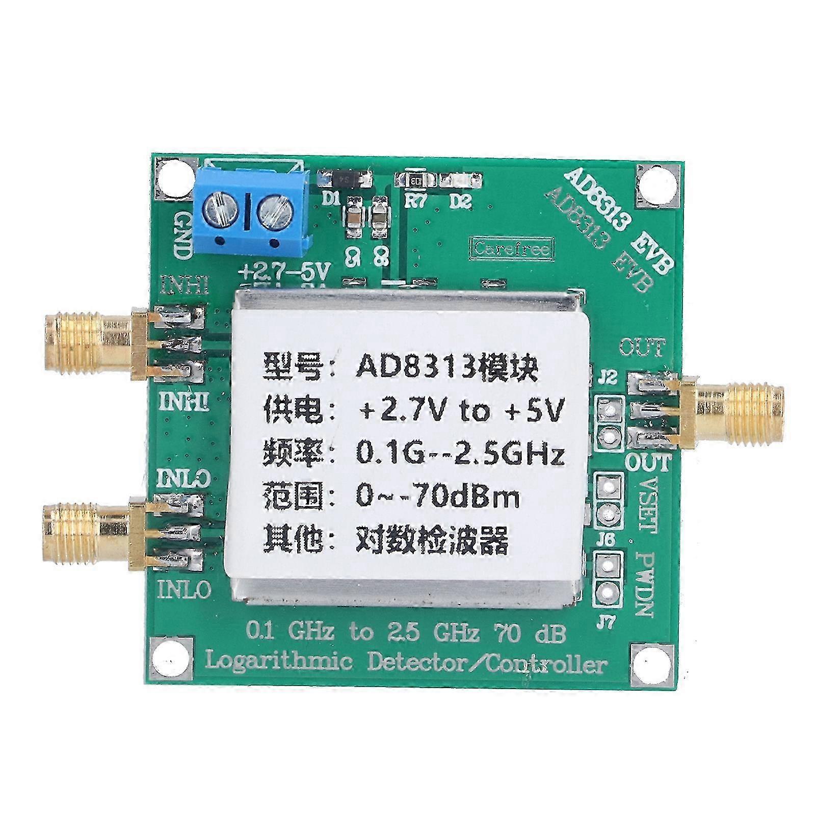 0.1 GHz to 2.5 GHz Digital RF Logarithmic Detector Relay Module DC 5V