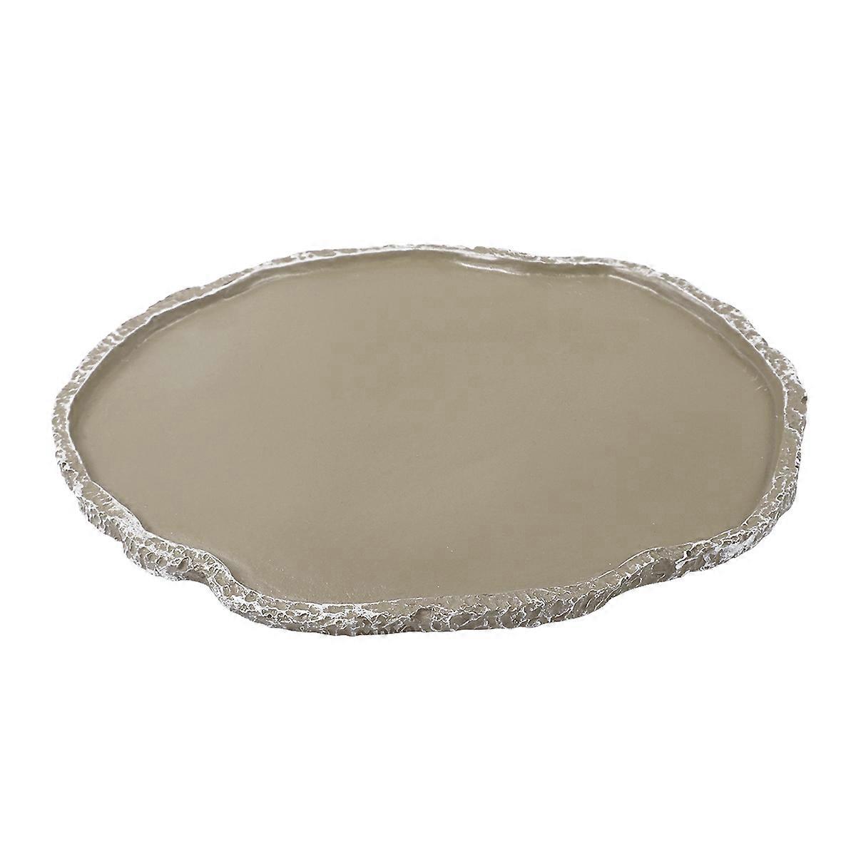 Turtles Accessories Turtle Feeding Plate Resin Flat 7.1×5.5×0.3In 1Set