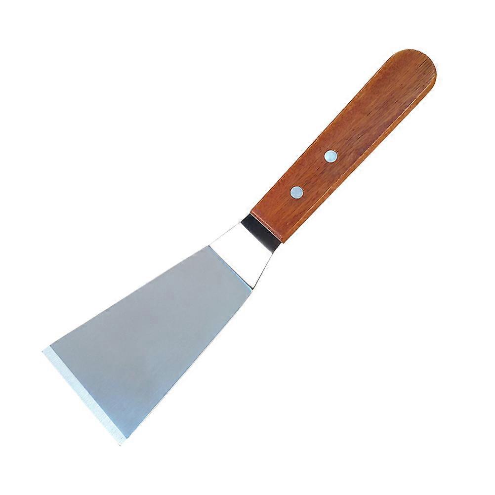 Chef Flat Shape Grilling Tool Odorless Stain Resistant Silver 23.50X5.70X1.50CM 1Pcs