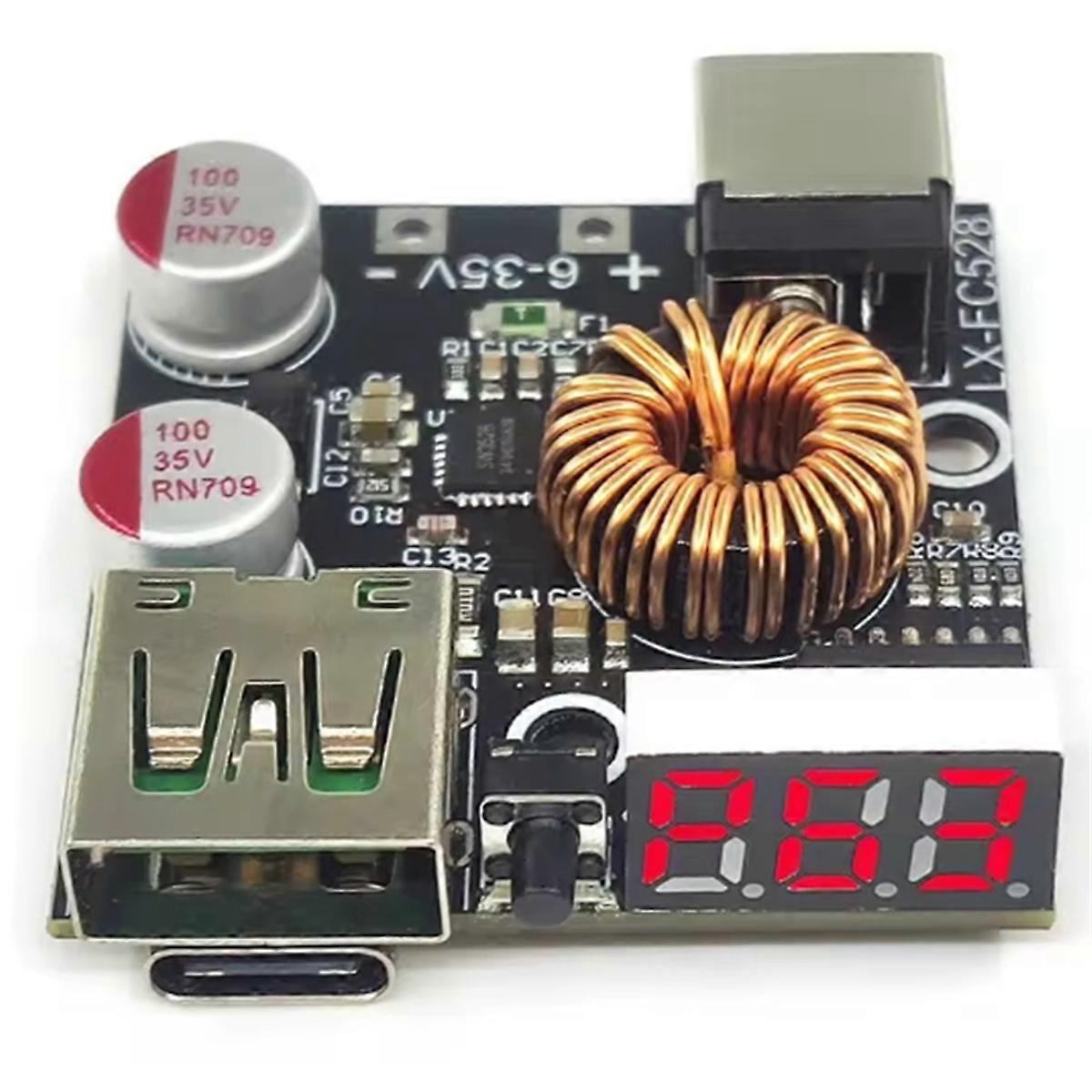 65W Full Protocol Mobile Phone Fast Charging Module PD Fast Charging Board QC4.0 3.0