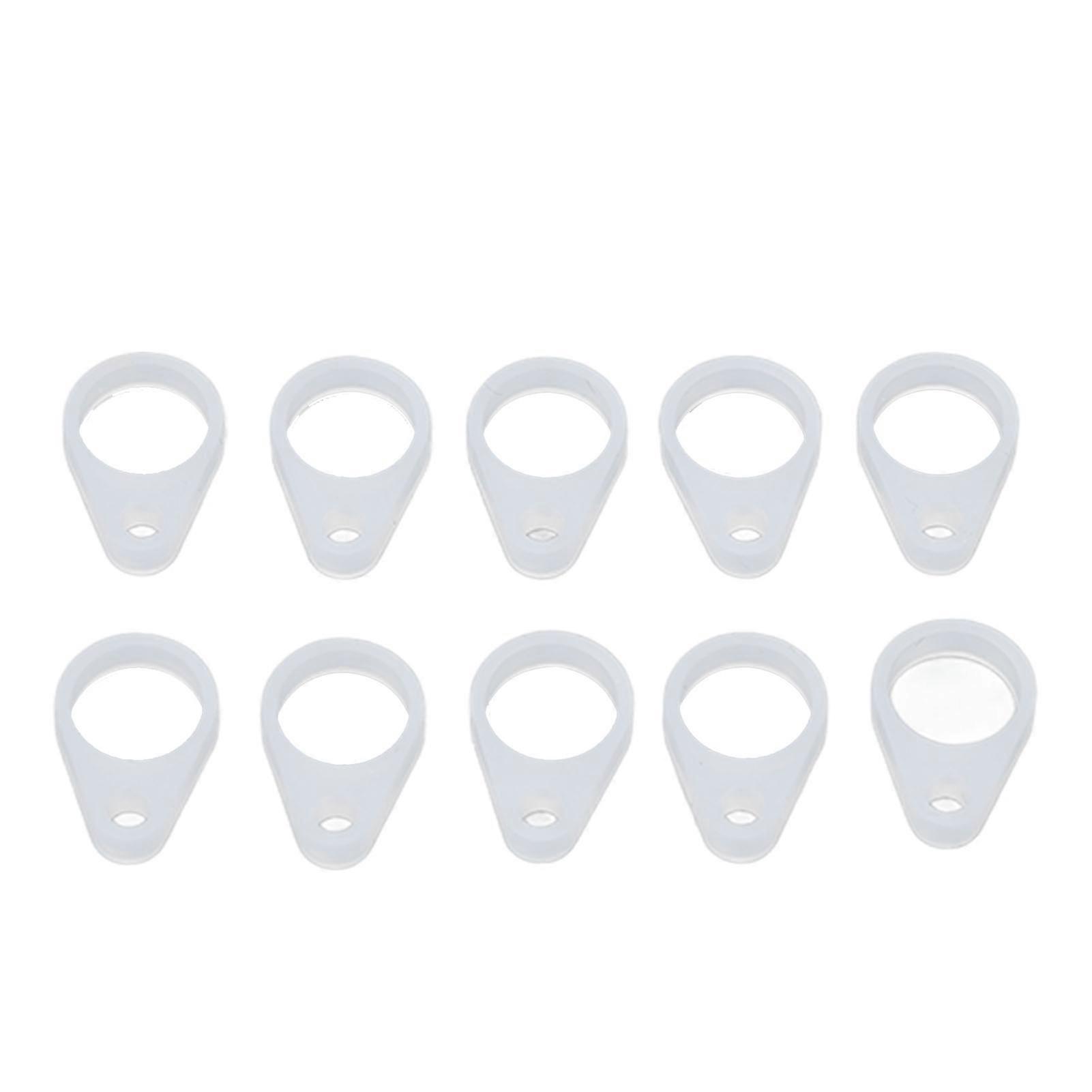 10 قطع الحبل سيليكون الحلقات BTE السمع كليب استبدال محول الملحقات لكبار السن