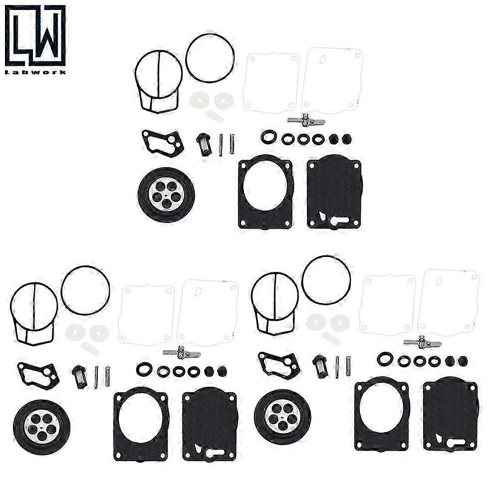 Triple Carb Rebuild Kit For Xl Xlt 1200 Gp1200r Gpr1200 Xl1200 Xlt1200