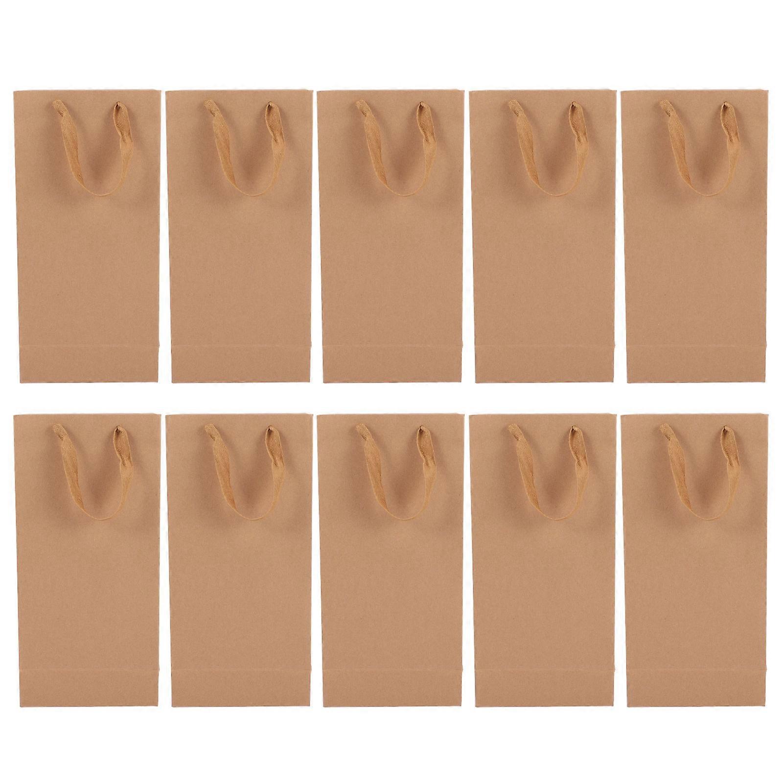 Bag Kraft Paper Material Rectangular Shape For Weddings Birthdays 25Pcs