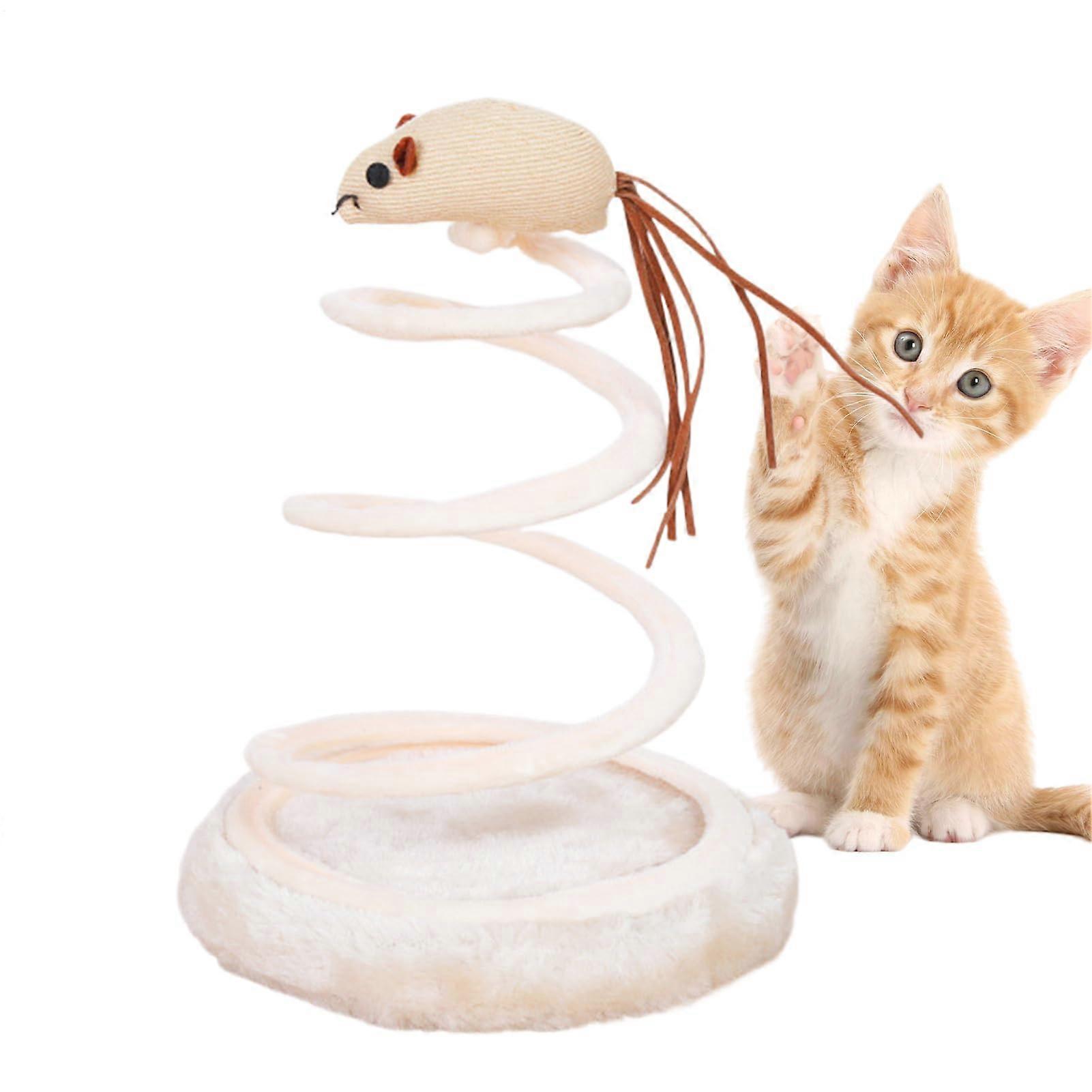 Cat Feather Toy Interactive Cat Toy Enrichment Play with Mouse Hunting Activity for All Breed Sizes Reduces Boredom During Indoor Play