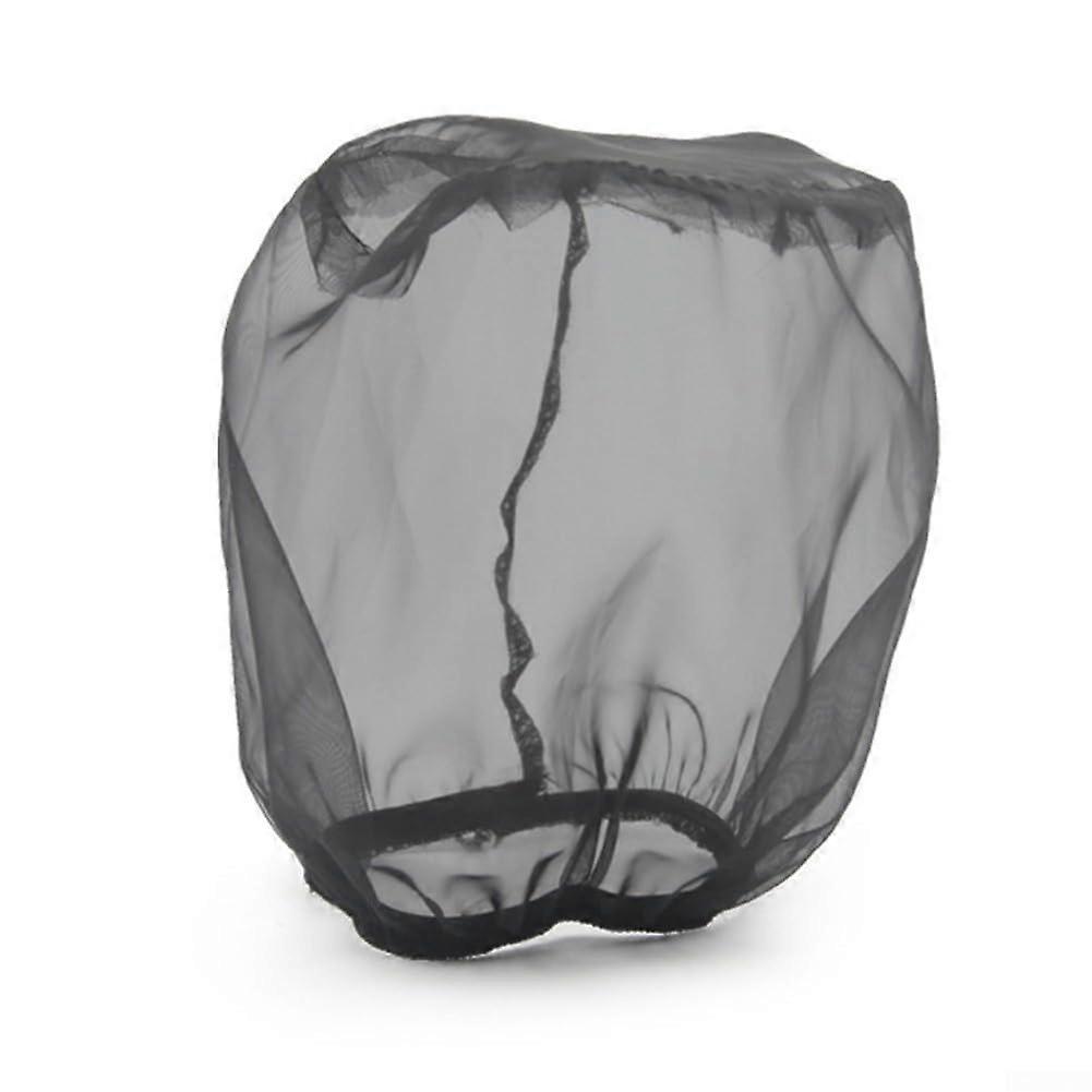 Short black air filter protective cover for improved engine efficiency with easy fit