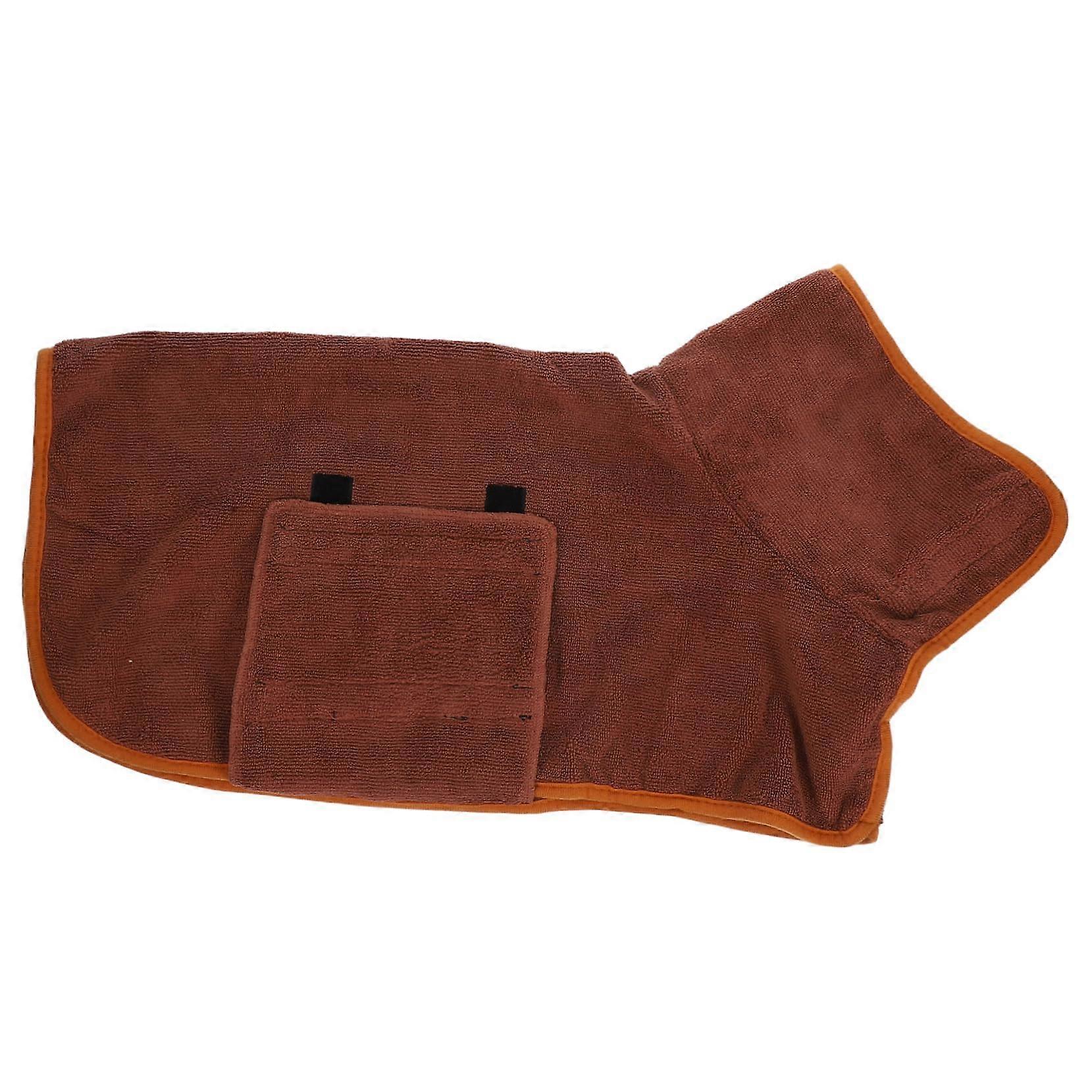 Dog Bath Towel Super Absorbent and Quick Drying for Large Pets Grooming Towel Coffee