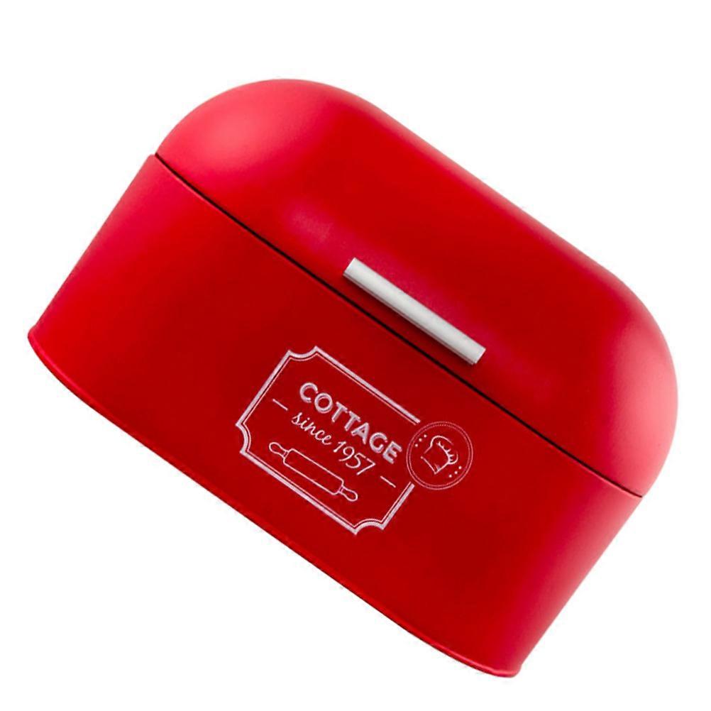 Extra Large Metal Bread Box For Coffee Shop And Mall 13.4X7.7X7.1Inch Hinged Lid 1Pack