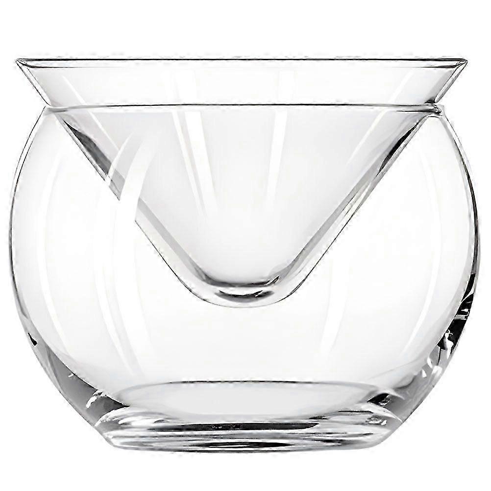1 Set Glas Kaviar Kühler Server Set Servierplatte mit Eishalter für Garnelen Vorspeisenzz3