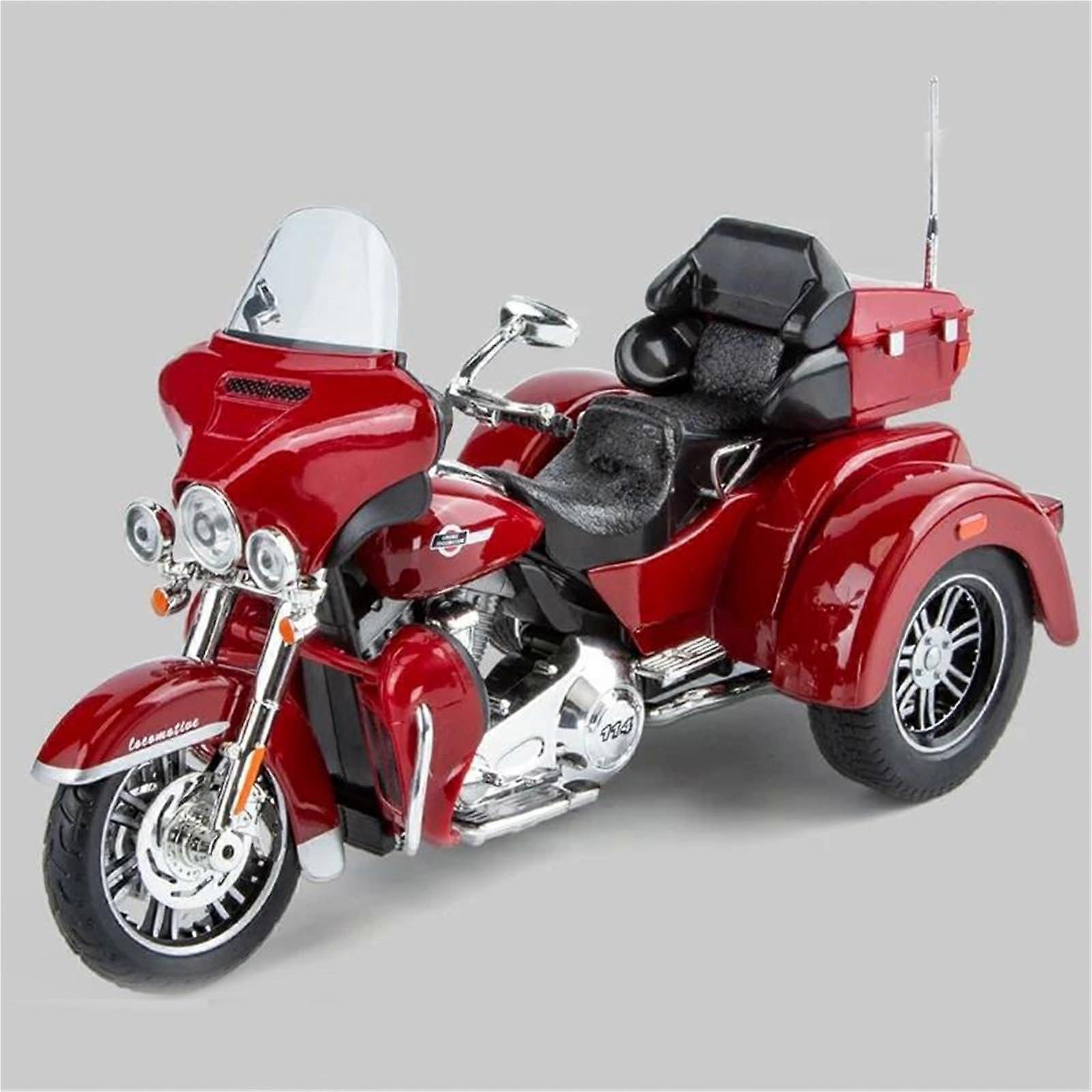 Harley-Davidson Tri Glide Ultra Die-Cast Model 1:9 Scale Alloy Collectible Motorcycle Red