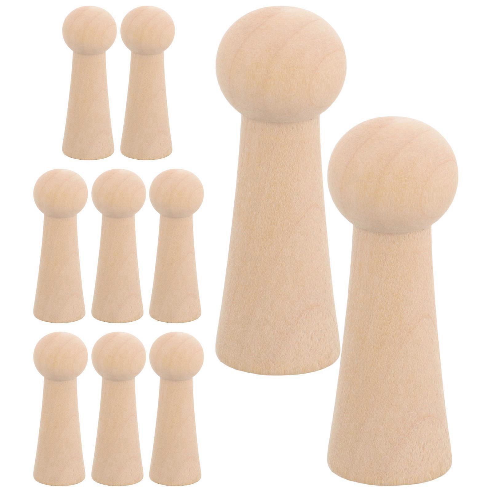 Hooks For Hanging Wooden Wall Hangers Can Be Painted 5x1.7cm 10Pcs