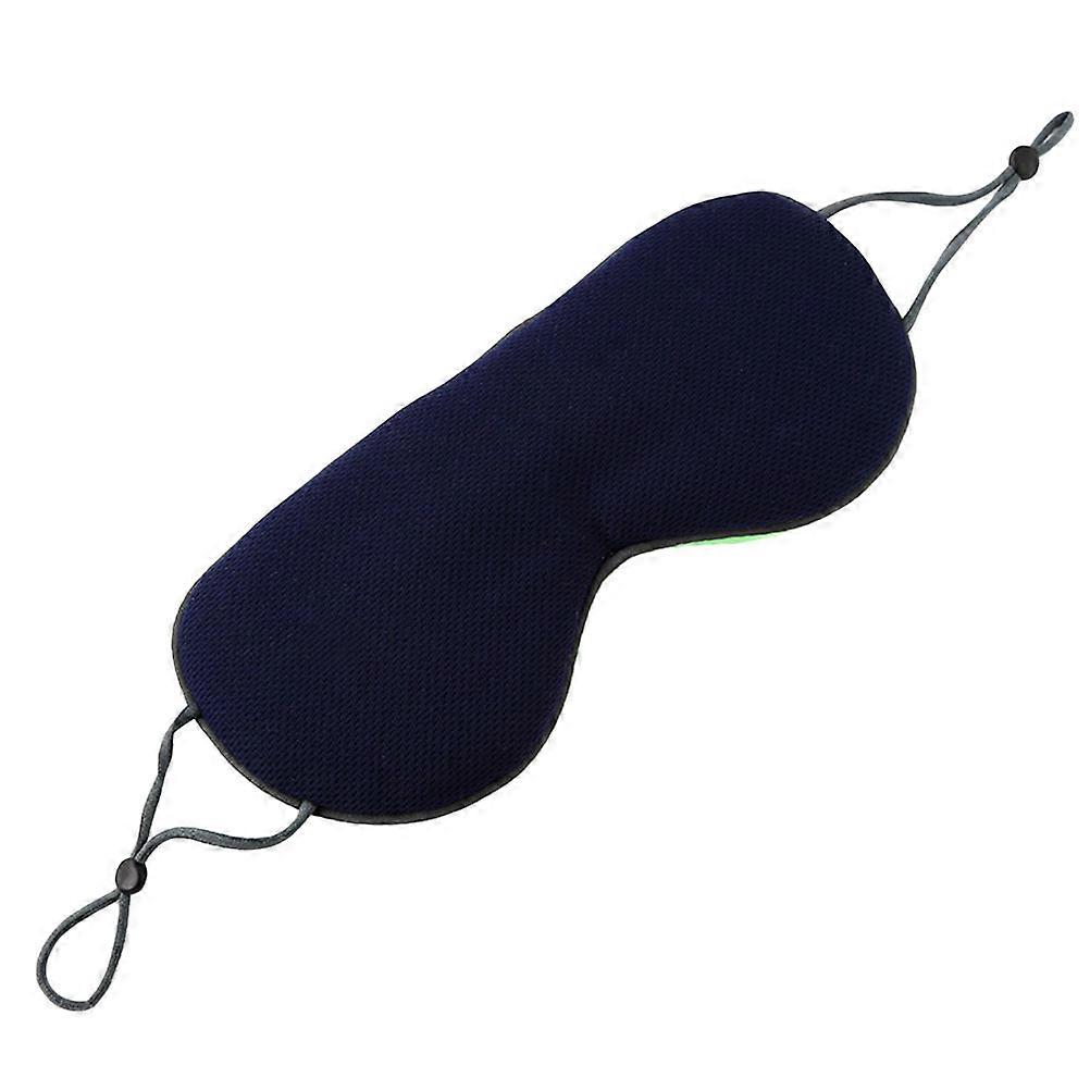 Sleep Eye Mask Adjustable Head Strap For Travel Home Hotel Train Light Disturbance Blocking 1Pcs