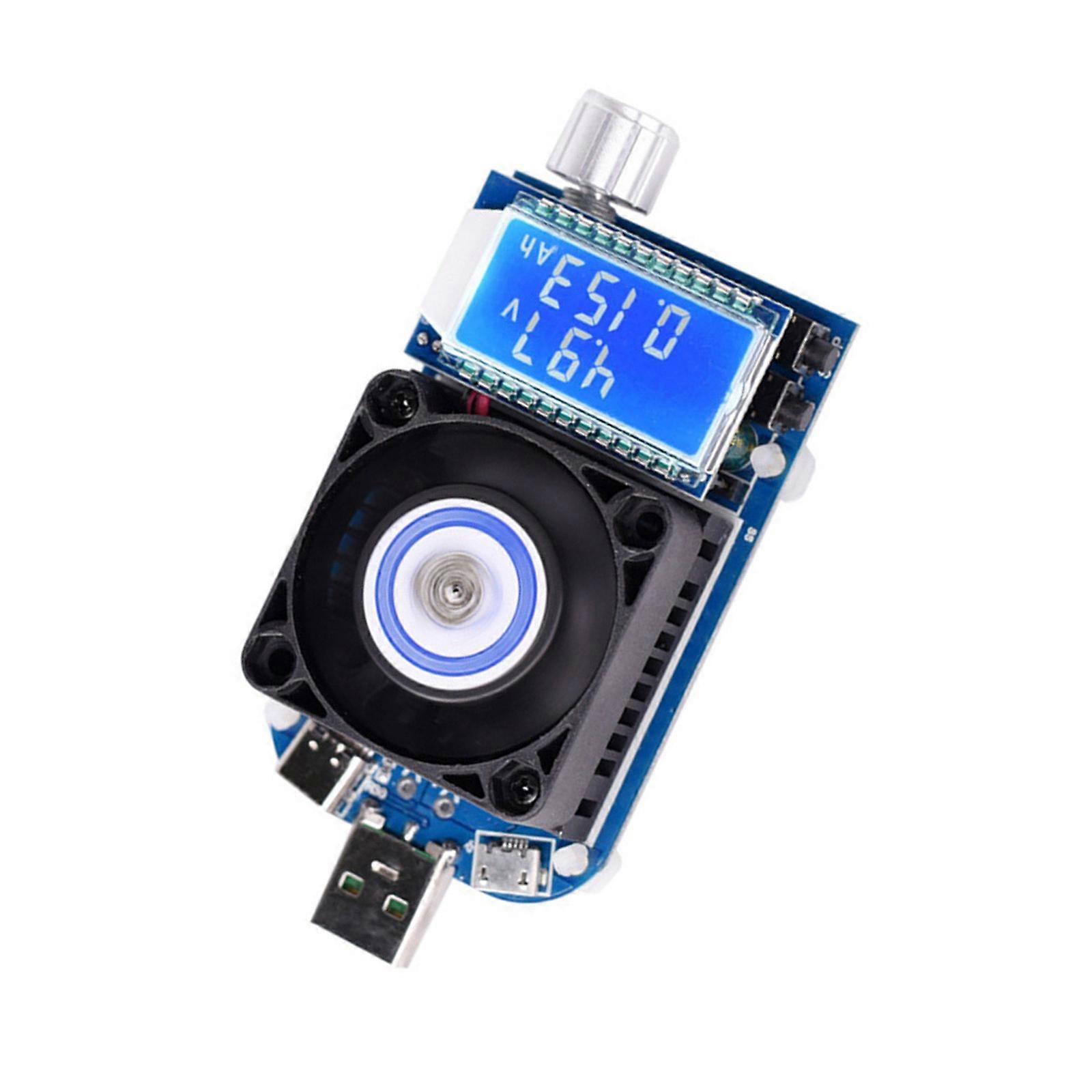 Digital Load Resistance Tester with Auto QC2.0/QC3.0 Function 4A 25W/5A 35W for Charging Diagnosis Multicolor