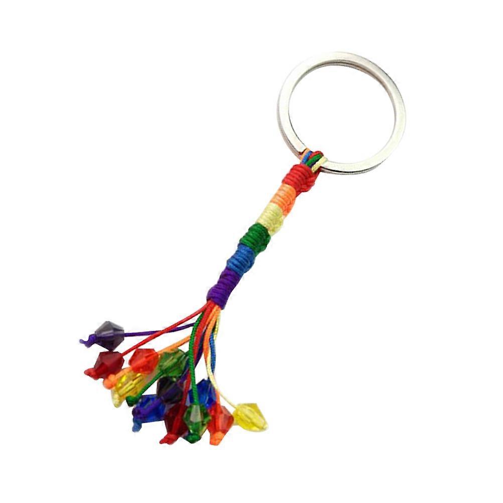 Rainbow Keychains Unique Design and Durable Metal Material for Holding Keys Assorted Color