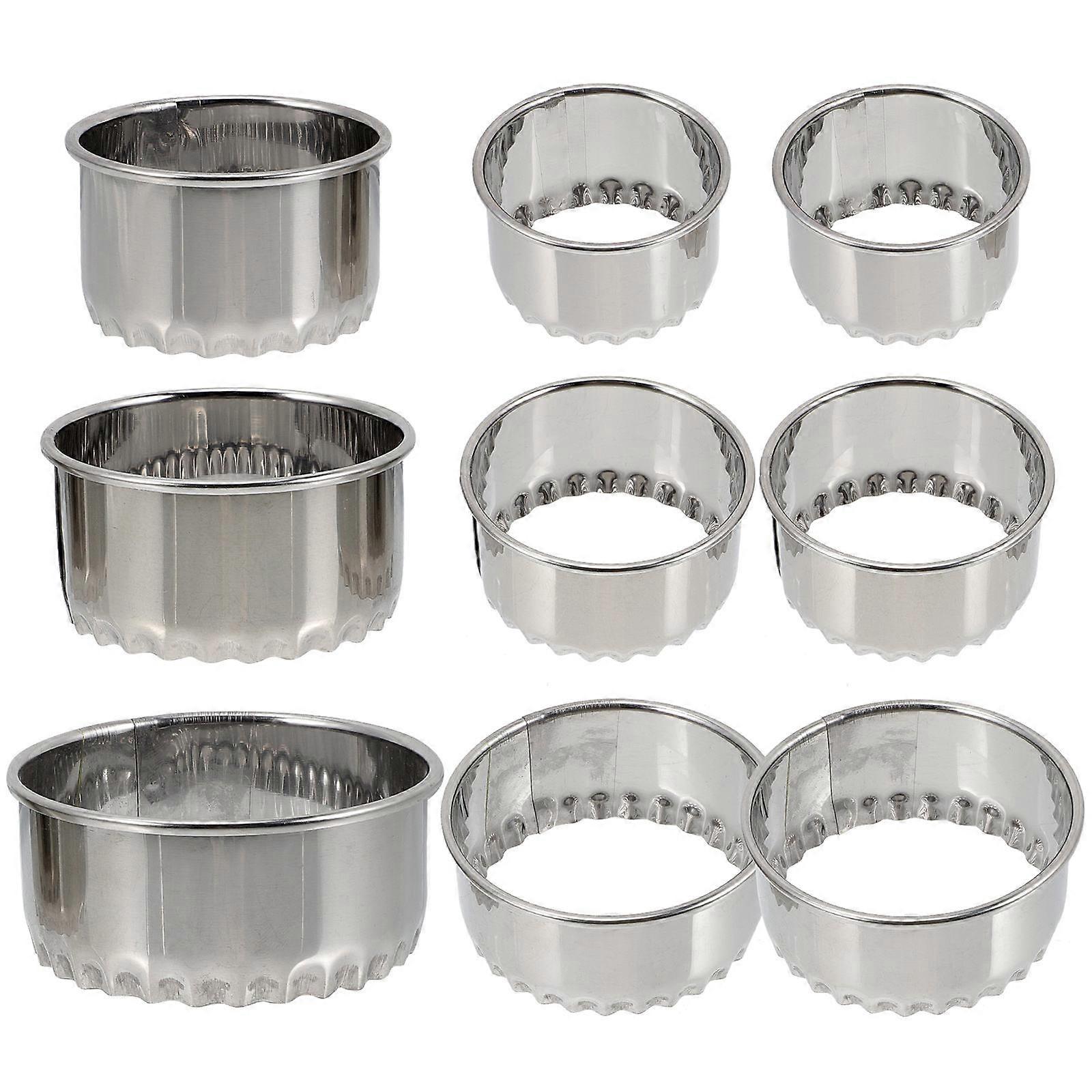 Dumpling Maker Molding Cutting Household Dumpling Tools Silver 9Pcs