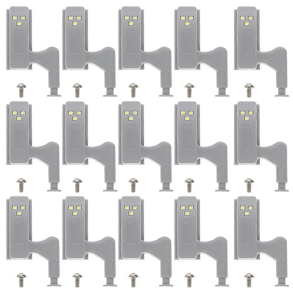 Cabinet Hinge Lights 20Pcs Innovative Touch Sensor Solution For Cupboards And Closets With Compact Design And Light Grey Color