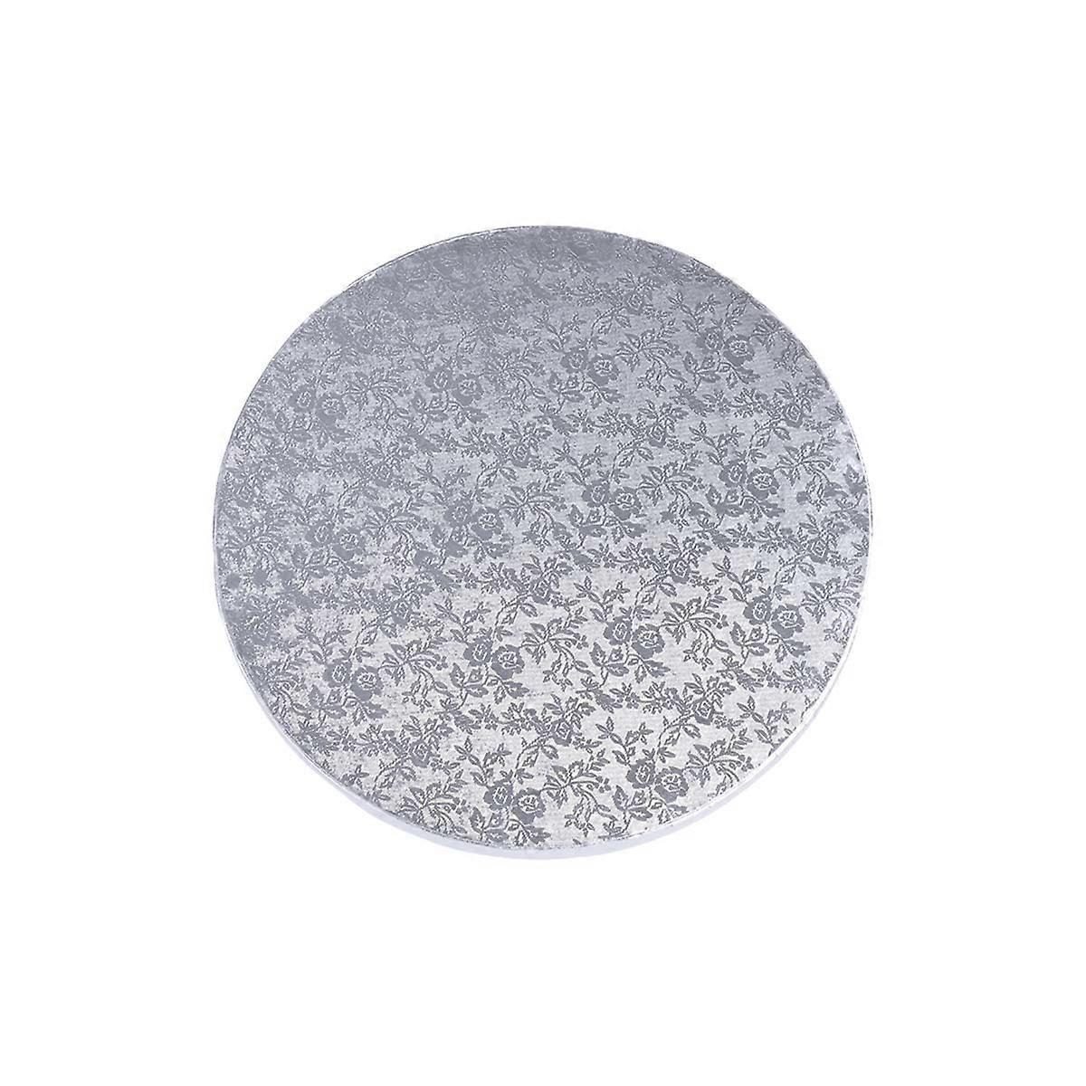 ميني كيك لوحات جولة فضية 8 بوصة أداة الخبز لكعكات عيد ميلاد DIY الاستخدام الآمن 1 قطعة