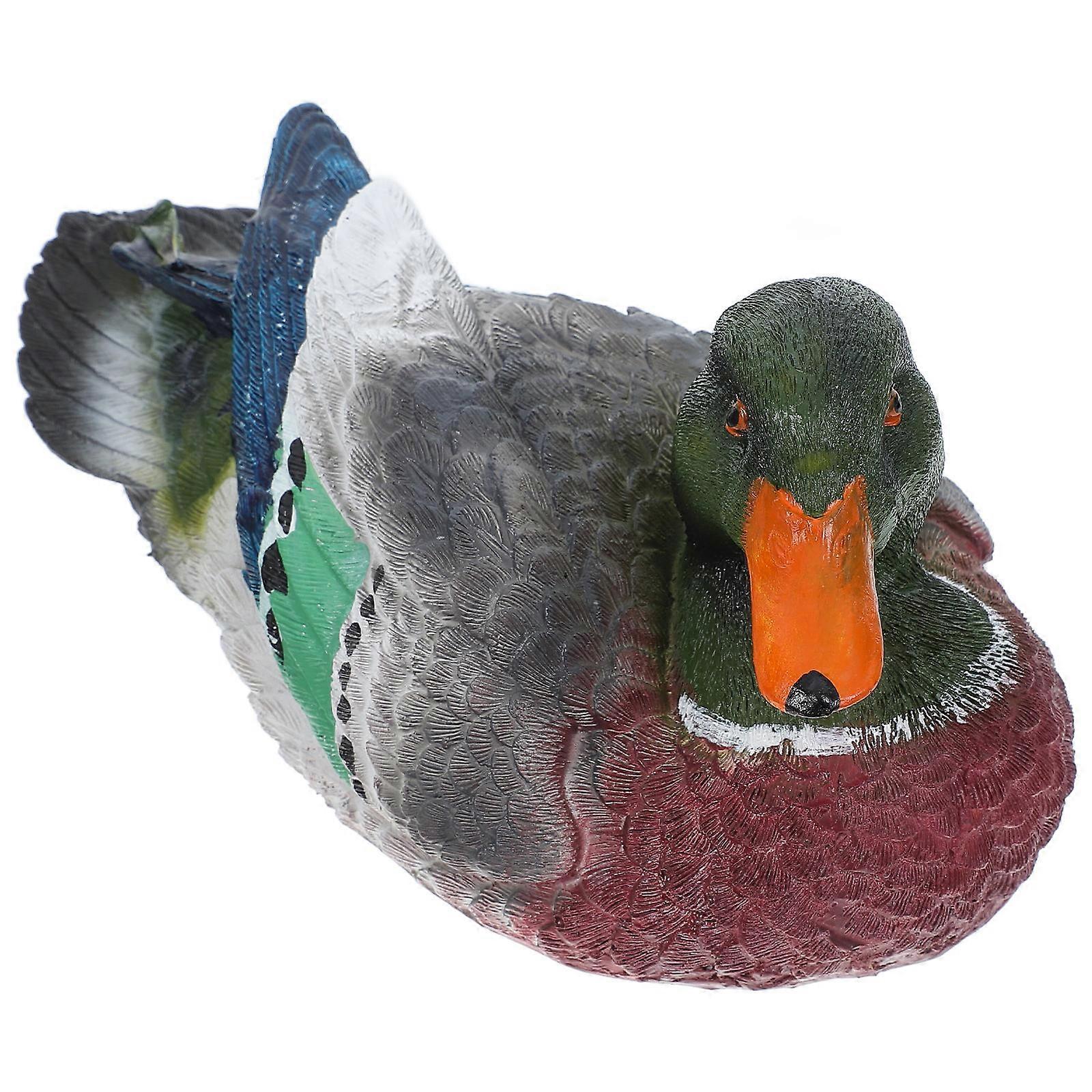 Floating Duck Decor Resin Garden Statues with Realistic Movement for Indoor and Outdoor Use