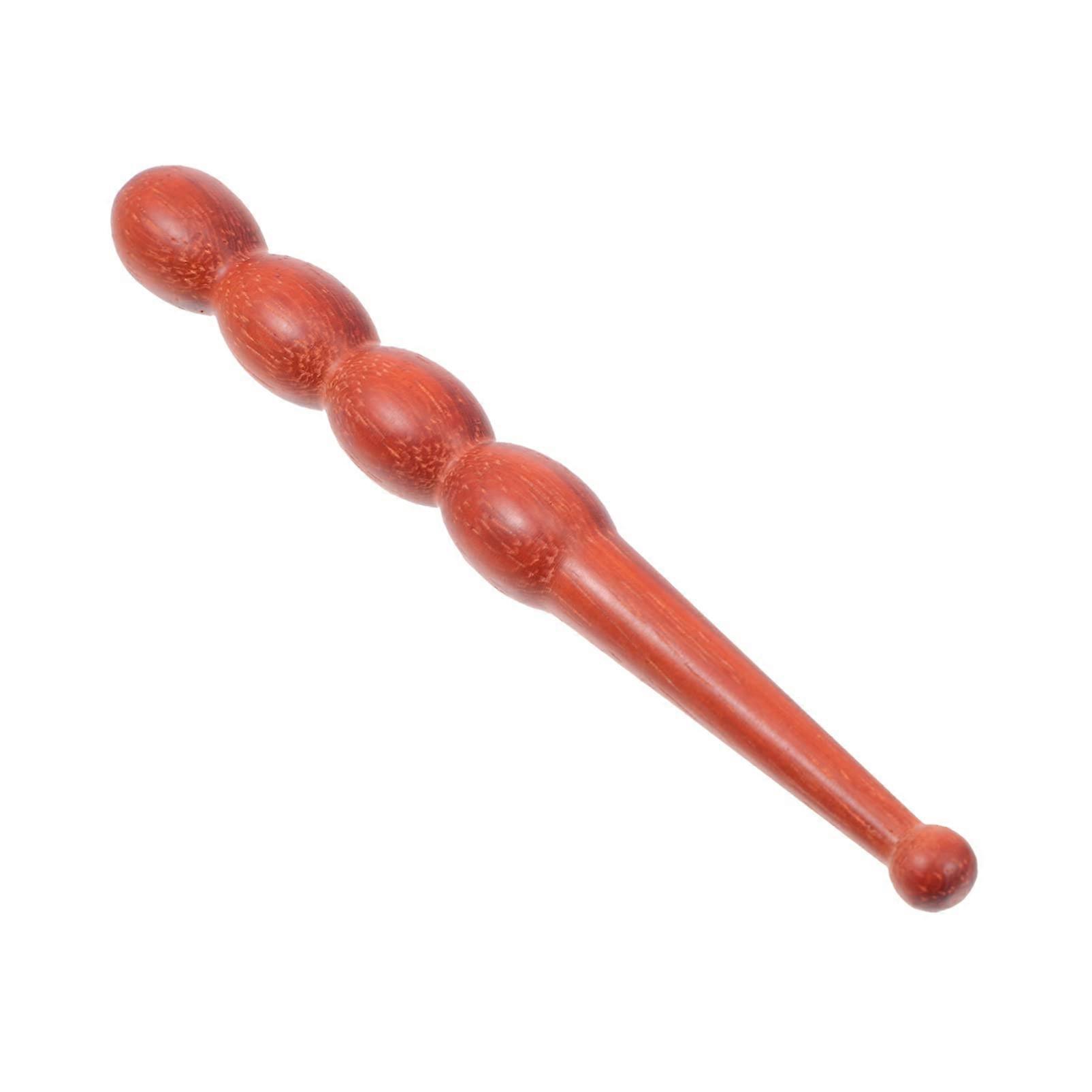 Creative Akupoint Pen with Wooden Handle for Back Scratching, Acupressure Relief Tool, Ergonomic Design