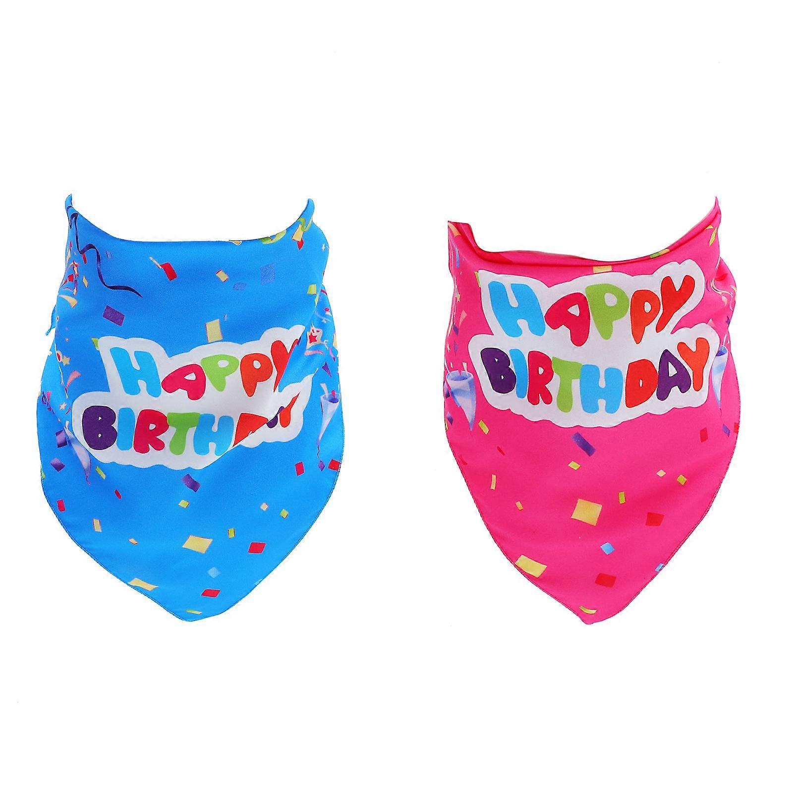 Pet Dog Bib 2Pcs Drool Bibs Cat For Everyday Use In Assorted Color With Stylish Design Offering Comfortable Wearing Experience