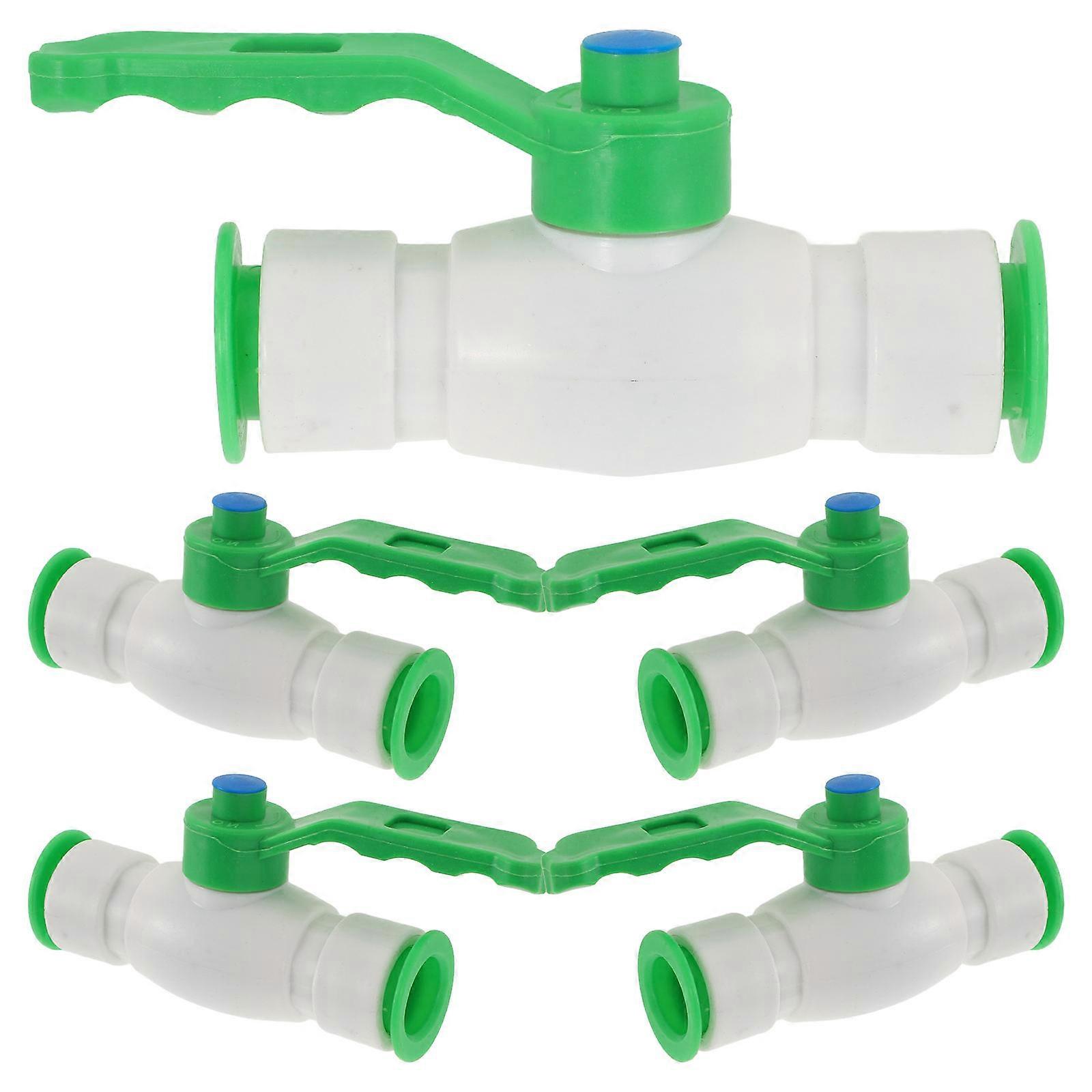 5Pcs Water Pipe Shut Off Valve Replacement Water Pipe Valve Irrigation Fitting System Valve Shut Off Valve