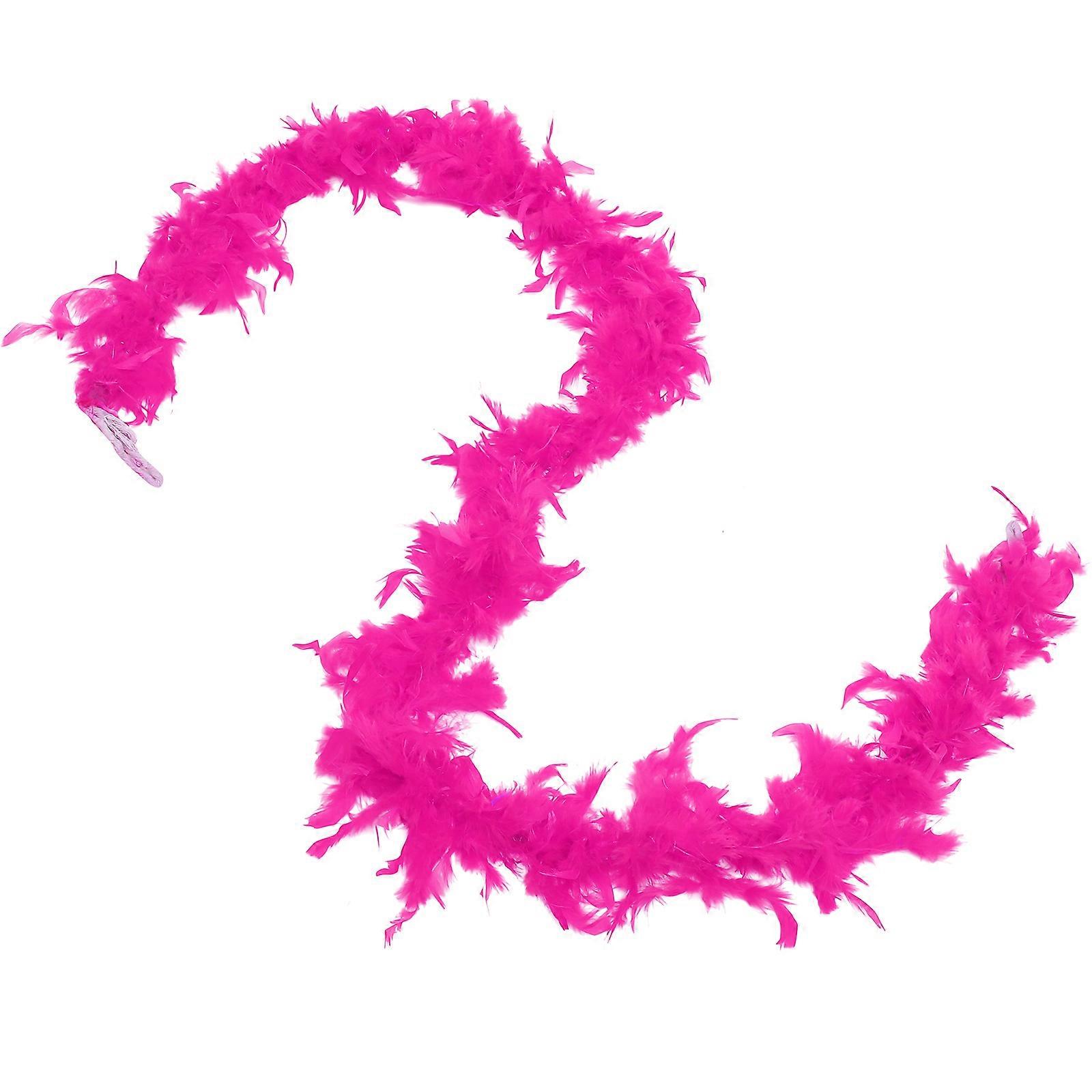 Furry Strips Crafts Trim Wedding Accessory For Dance Performances 200x6cm Rosy 1Set