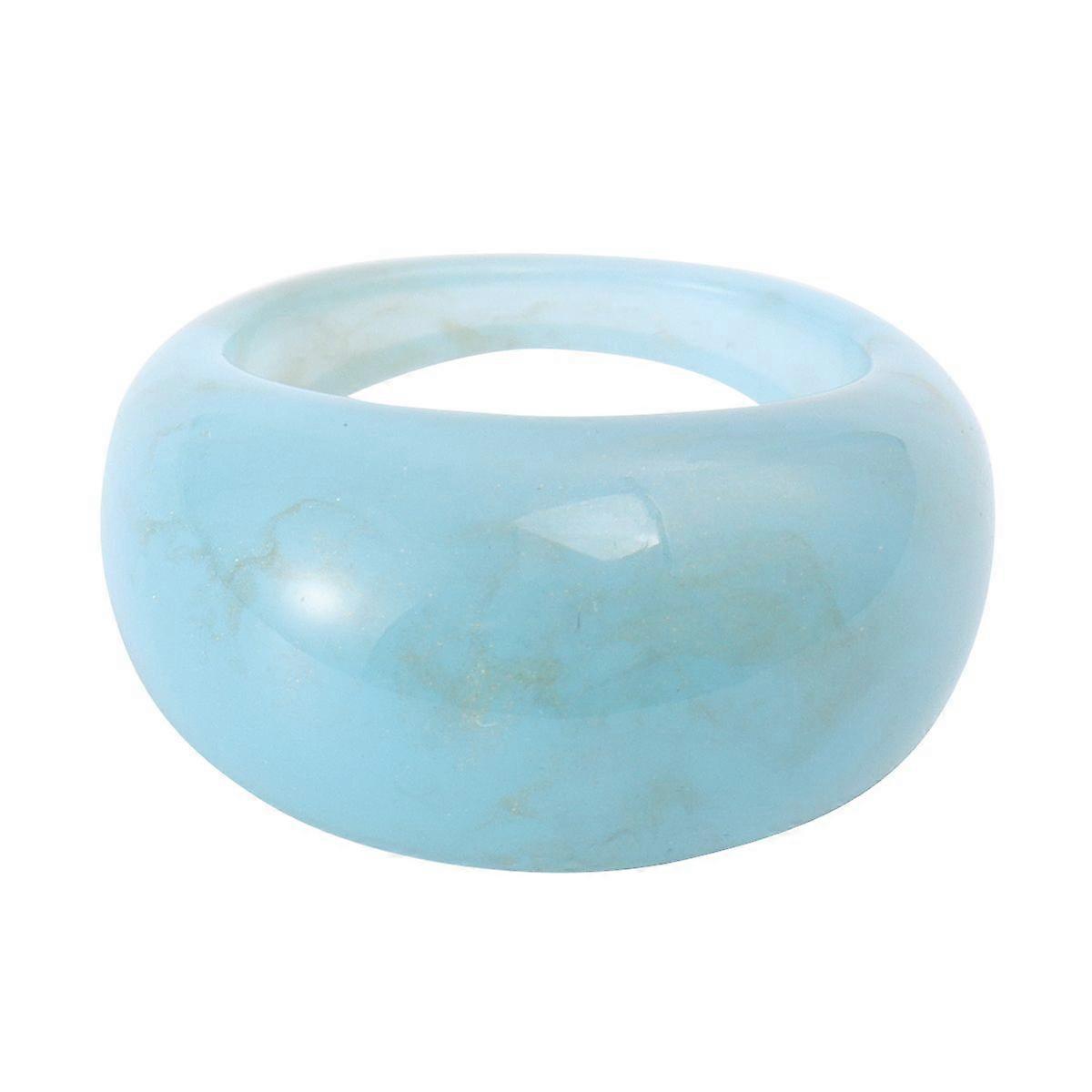 خمر الراتنج خاتم كل المباراة الإصبع خاتم الملونة أزياء خاتم الإصبع مجوهرات حجم مجاني السماء الأزرق