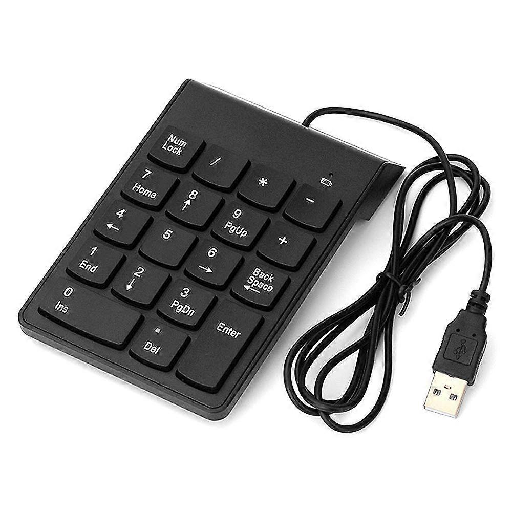 Wired USB numeric keypad, 18 keys, mini digital keyboard, replacement for iMac/Mac Pro/MacBook/MacBook Air/Pro Laptop PC