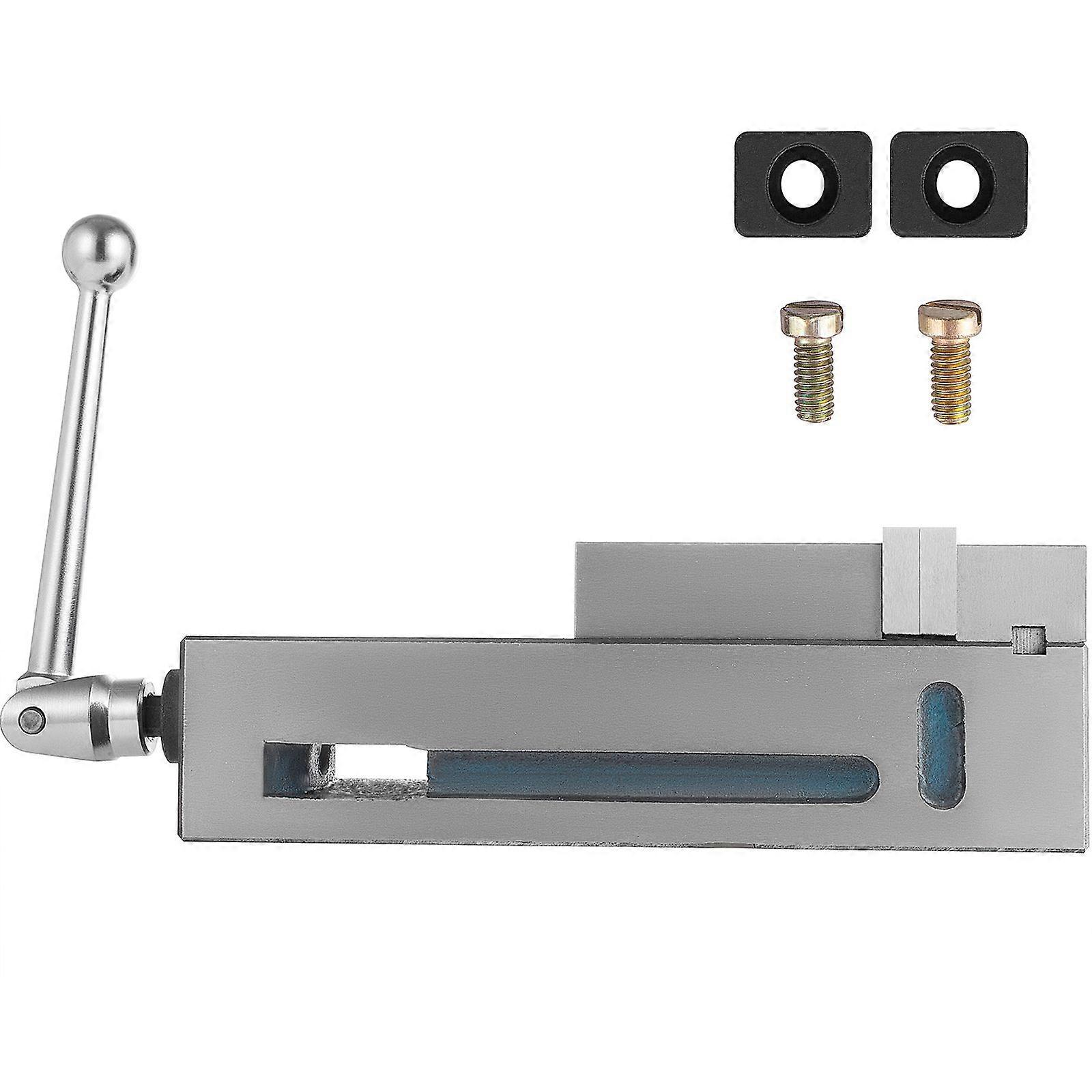 Bench Clamp Vise High Precision Clamping Vise 4 Inch Jaw Width CNC Vise Fixed Jaw