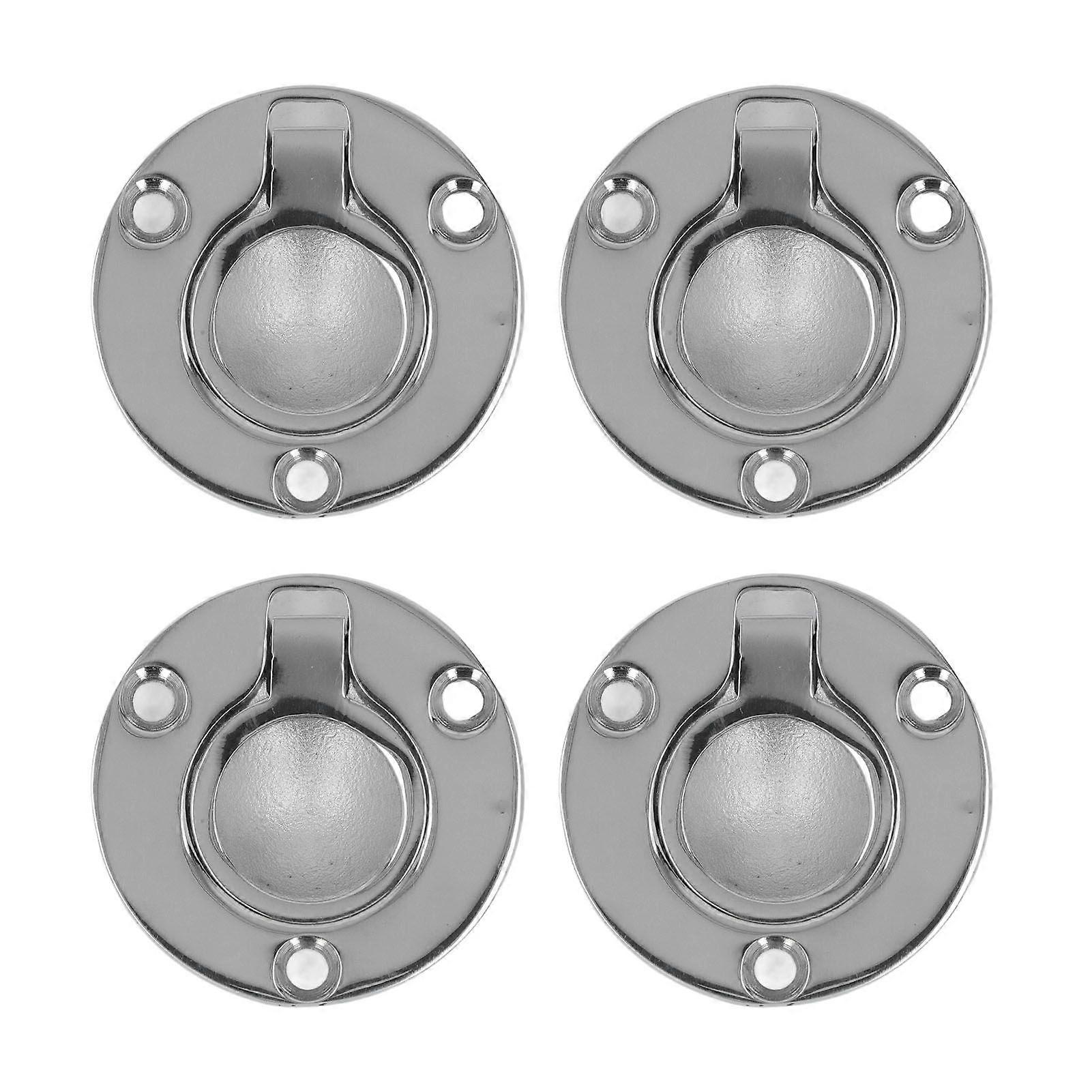 marine deck flush ring pull handle stainless steel m5 4pcs