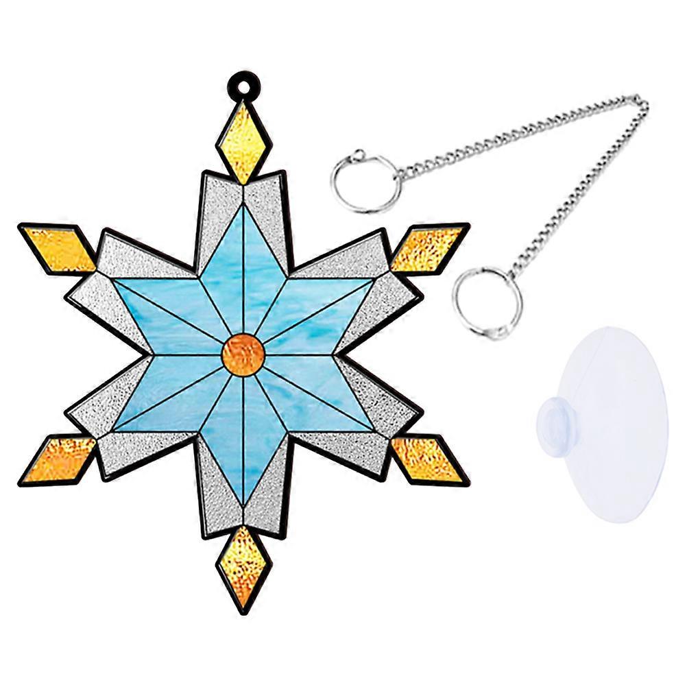 Christmas Snowflake Hanging Ornaments for Xmas Tree Decoration and Xmas Party with Snowflake Hanging Sign
