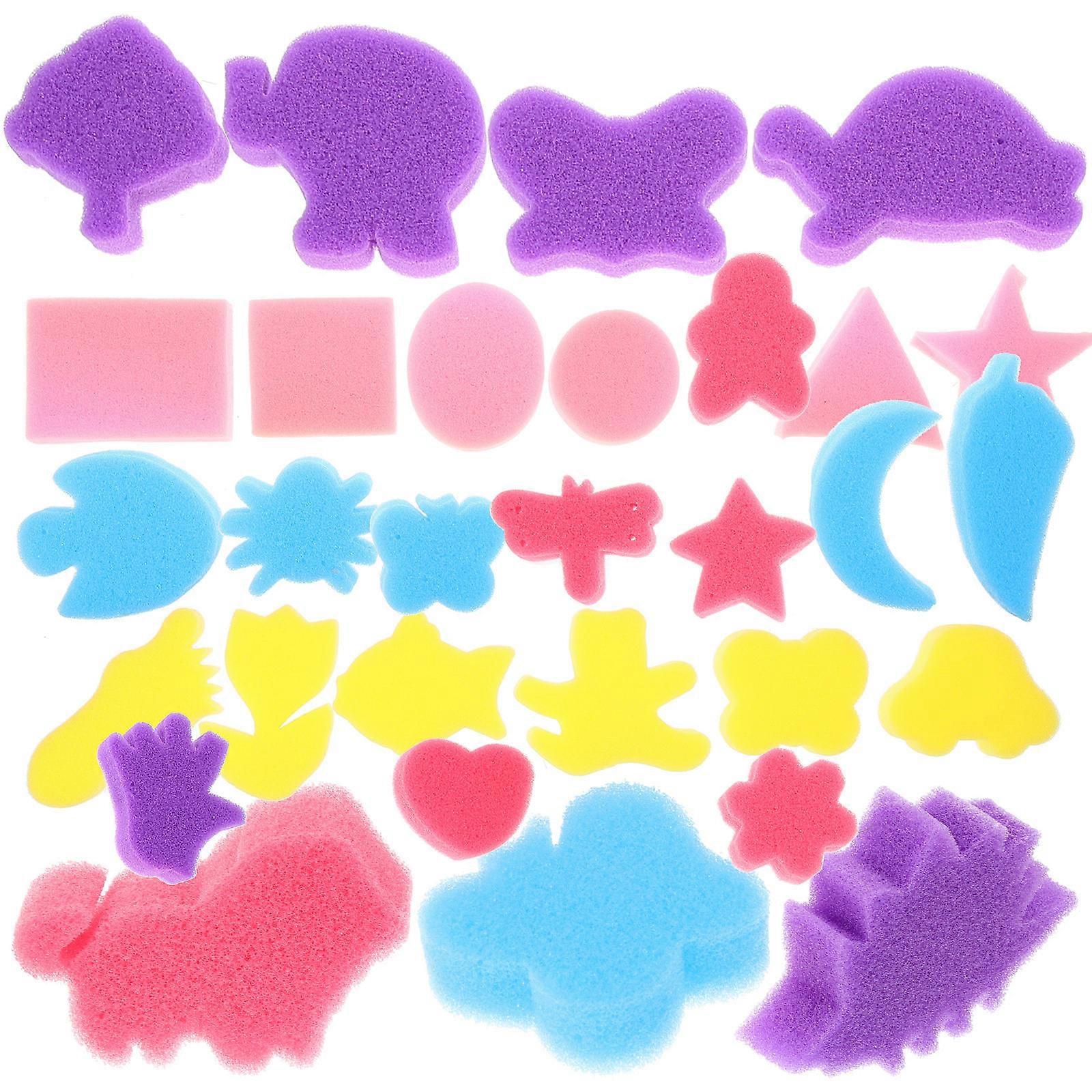 Art Supplies for Toddlers, Fun Shaped Sponges for DIY Projects and Learning