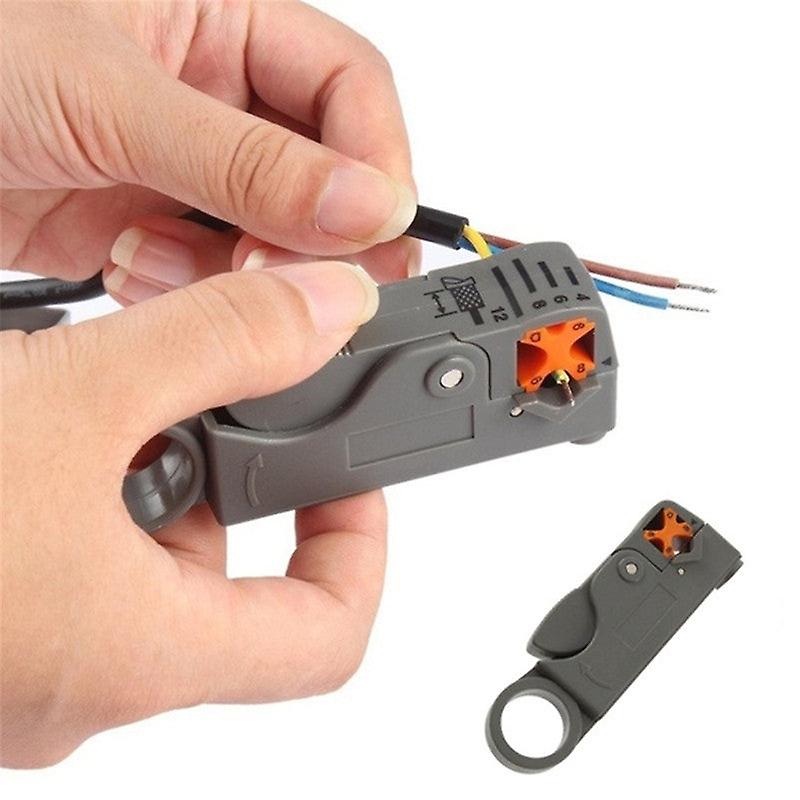 Practical Automatic Double Blades Stripping Pliers Wire Stripper Cutter Wire Cable Tools