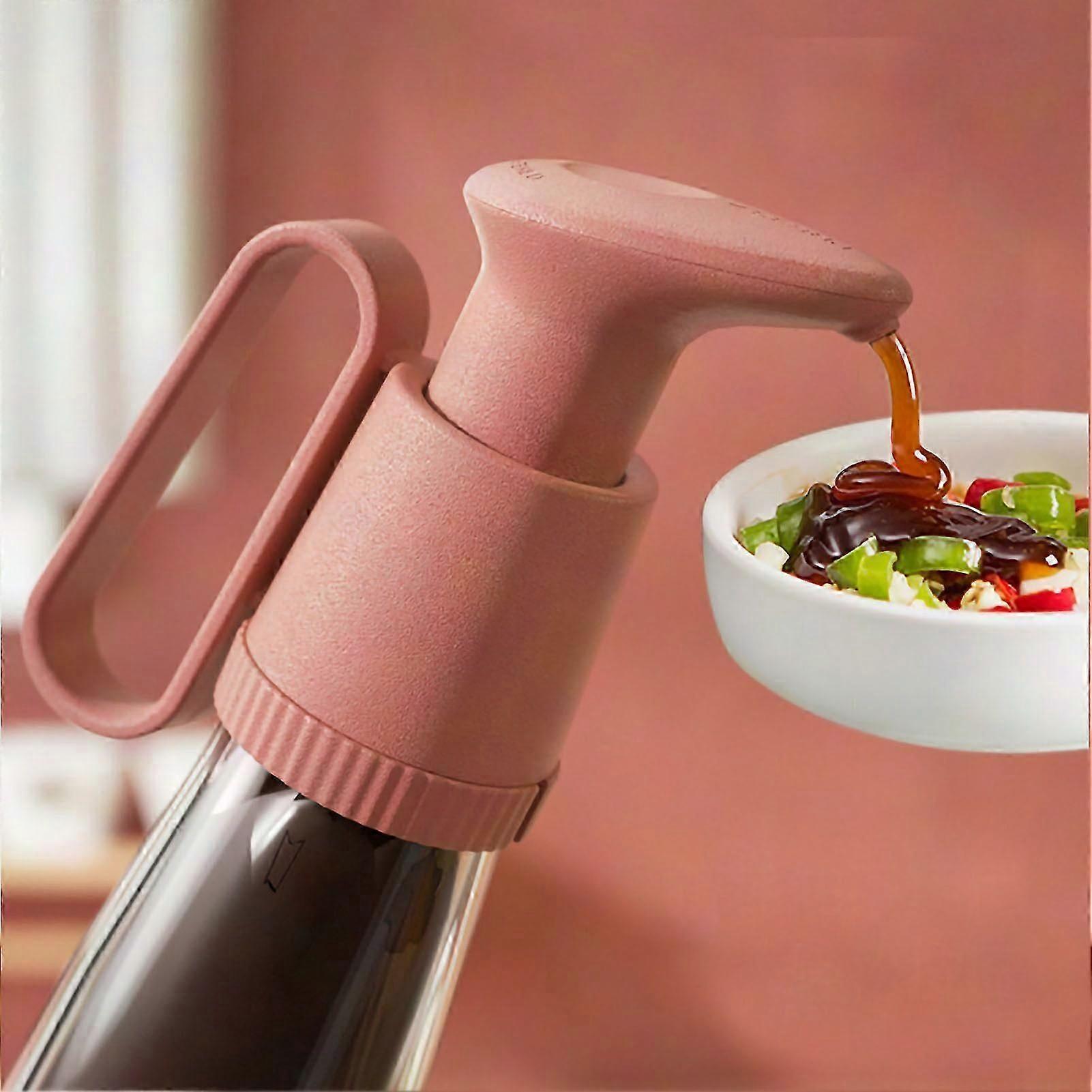 Flexible Shape Kitchen Squeeze Pump Press Machine with Convenient Handle for Cooking Red