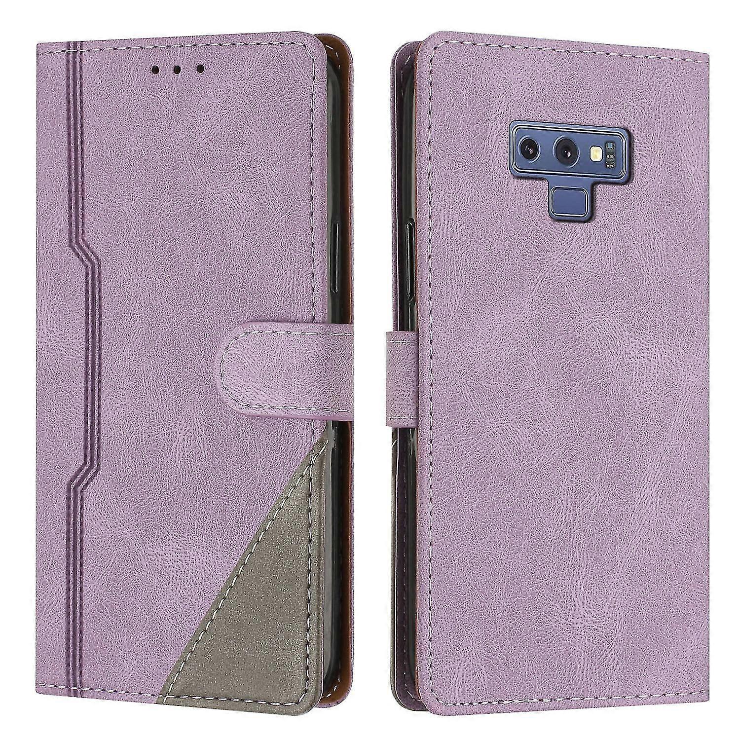 Leather Magnetic Clasp Case with Flip Wallet Stand Function Cover for