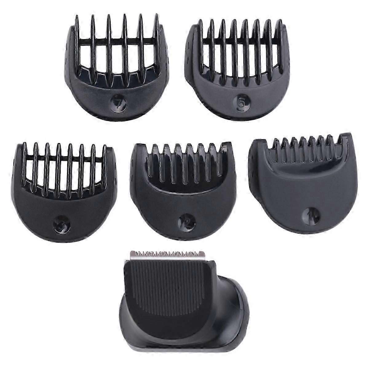 Suitable for Beard , Replacement Shaver with 5-Piece 1/2/3/5/7Mm Guide Comb Trimming Set-jc