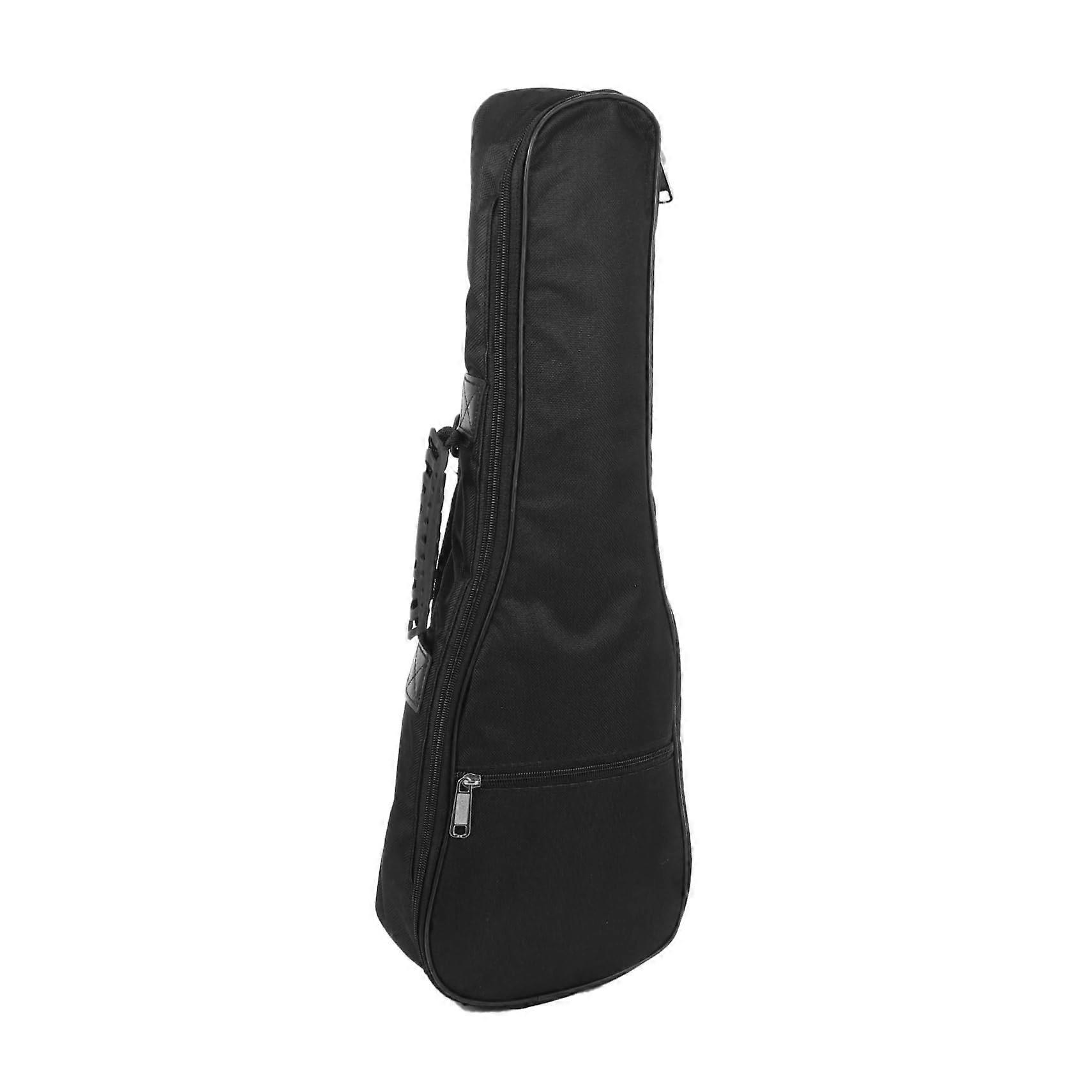 Sturdy Ukulele Backpack Padded Case Adjustable Straps Zippered Compartment Fits Most Ukuleles For Travel